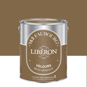 Peinture mur, boiserie brun arabique velours LIBÉRON 163 faubourg 2.5l