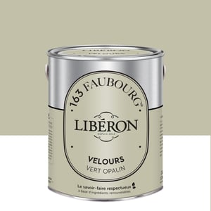 Peinture mur, boiserie vert opalin velours LIBÉRON 163 faubourg 2.5L Leroy Merlin Les bons plans des petits projets avant l'été