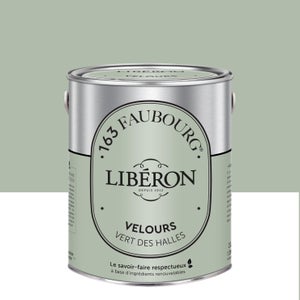 Peinture mur, boiserie vert des halles velours LIBÉRON 163 faubourg 2.5l