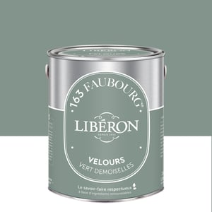 Peinture mur, boiserie vert demoiselles velours LIBÉRON 163 faubourg 2.5L Leroy Merlin Les bons plans des petits projets avant l'été
