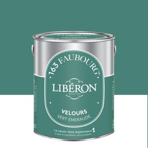 Peinture mur, boiserie vert emeraude velours LIBÉRON 163 faubourg 2.5l