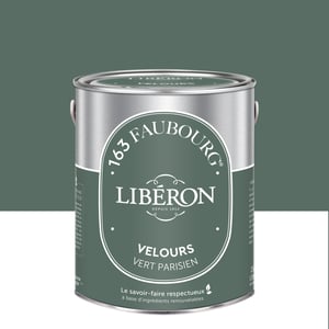 Peinture mur, boiserie vert parisien velours LIBÉRON 163 faubourg 2.5l