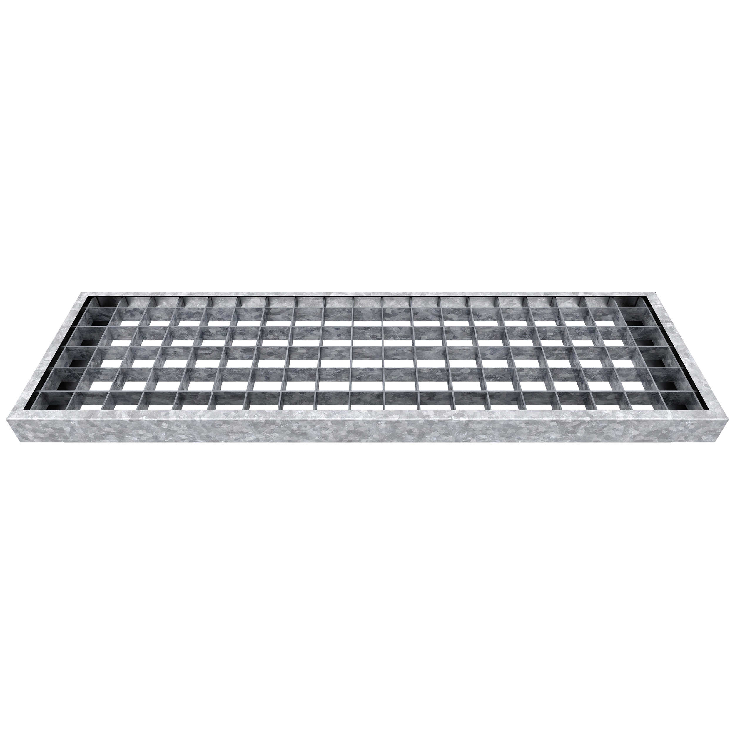 Schody modułowe zewnętrzne proste 4 stopnie krata metalowa Gardentop Dolle - 5