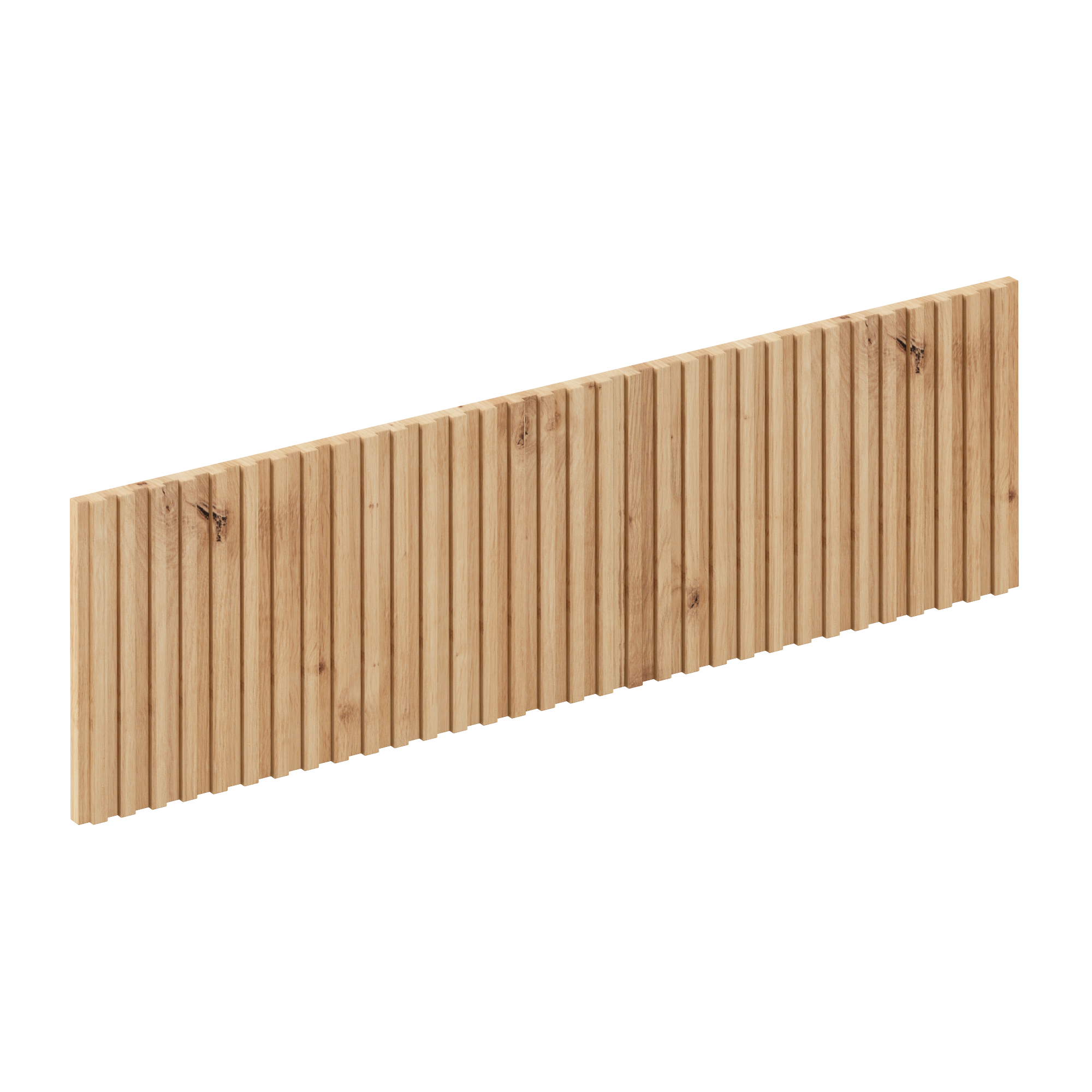 Façade de tiroir de cuisine Sapporo effet chêne mat H.25.3 x l.89.7 cm