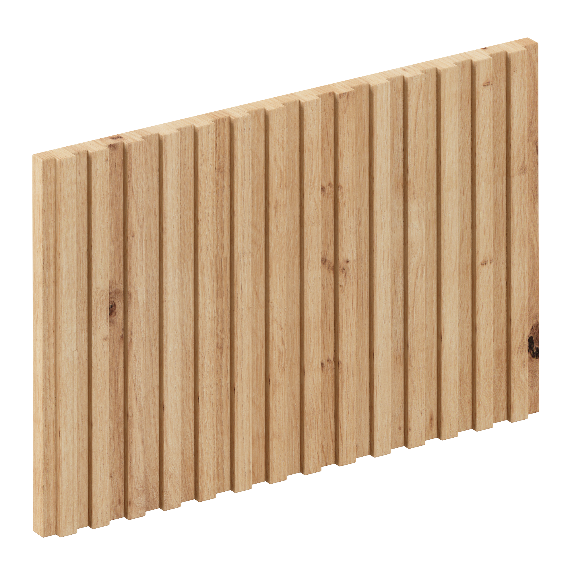 Façade de tiroir de cuisine Sapporo effet chêne mat H.25.3 x l.39.7 cm
