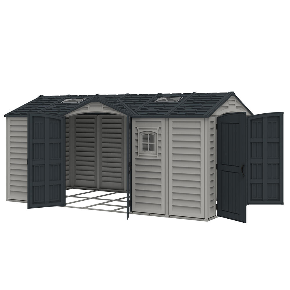caseta de resina apex pro plus de 4767x2344x2474 cm y 1197 m2 con 033 mm espesor y doble puerta abatible