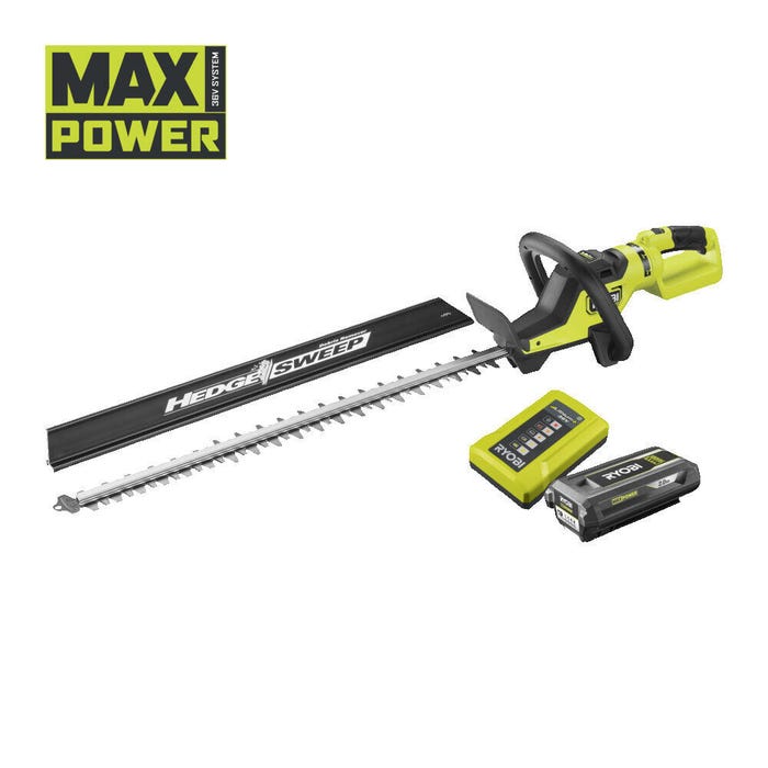 Taille-haie sans fil brushless RYOBI Ry36htx65a-0 36V, L.65 cm, sans batterie
