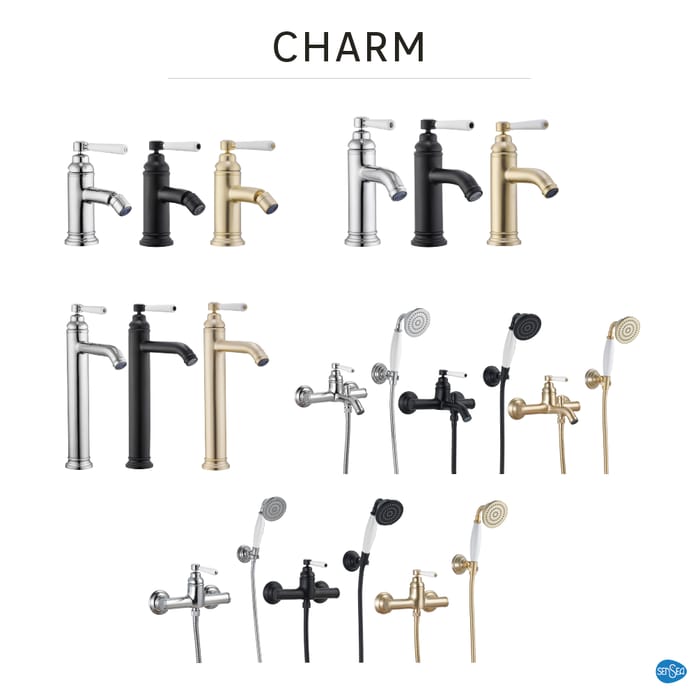 Serie de grifos Charm