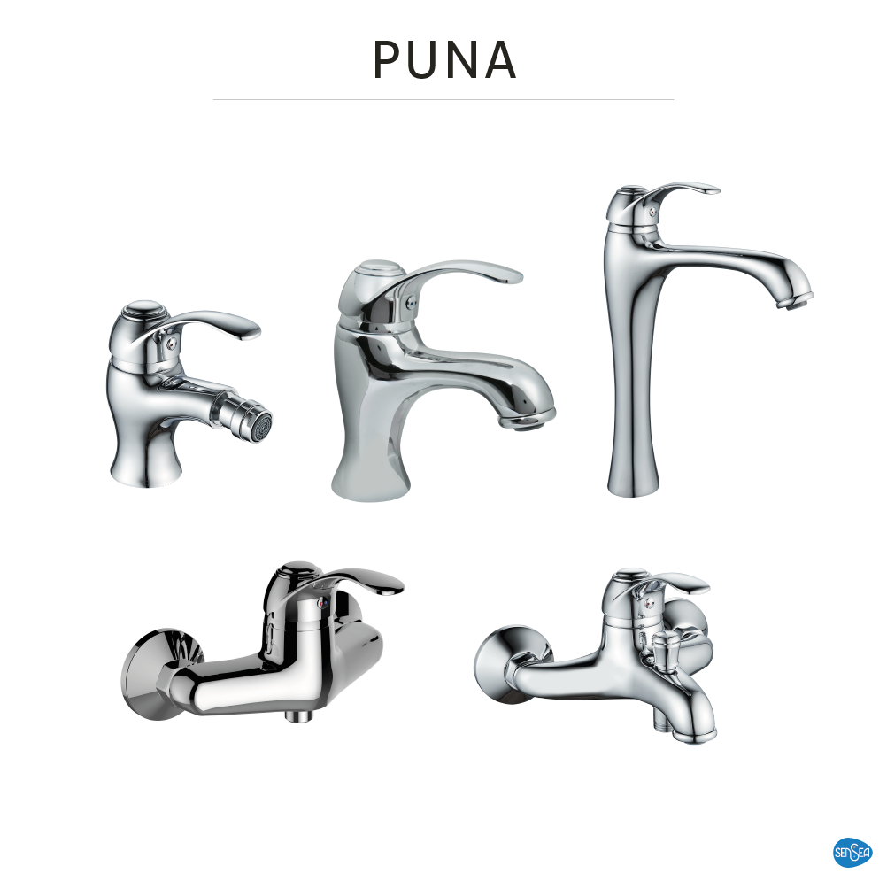 Grifo monomando de bidé SENSEA Puna cromo brillo. Antical. Latón - 5