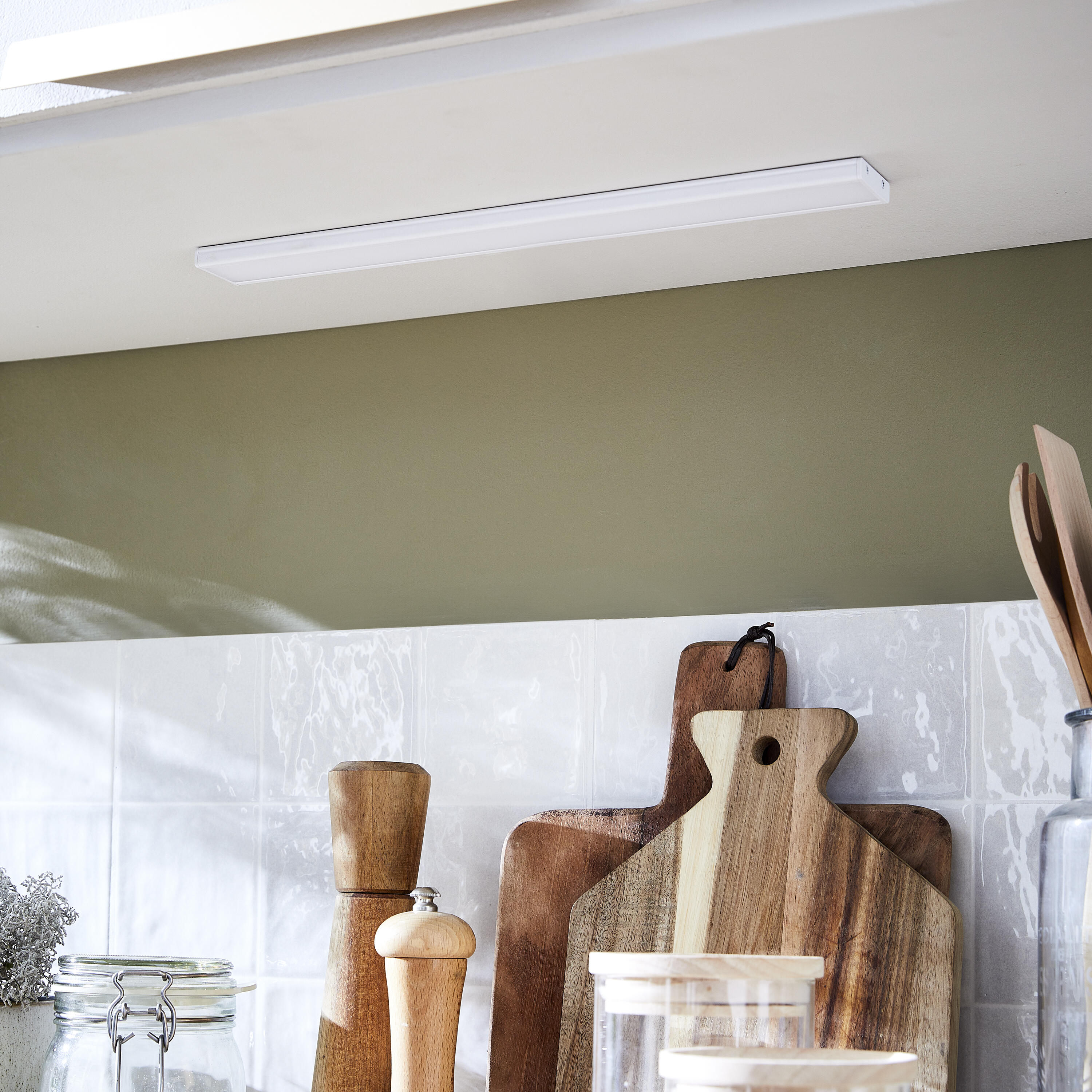 Réglette Hubi module led L.36 cm, blanc chaud à blanc neutre, blanc INSPIRE - 4