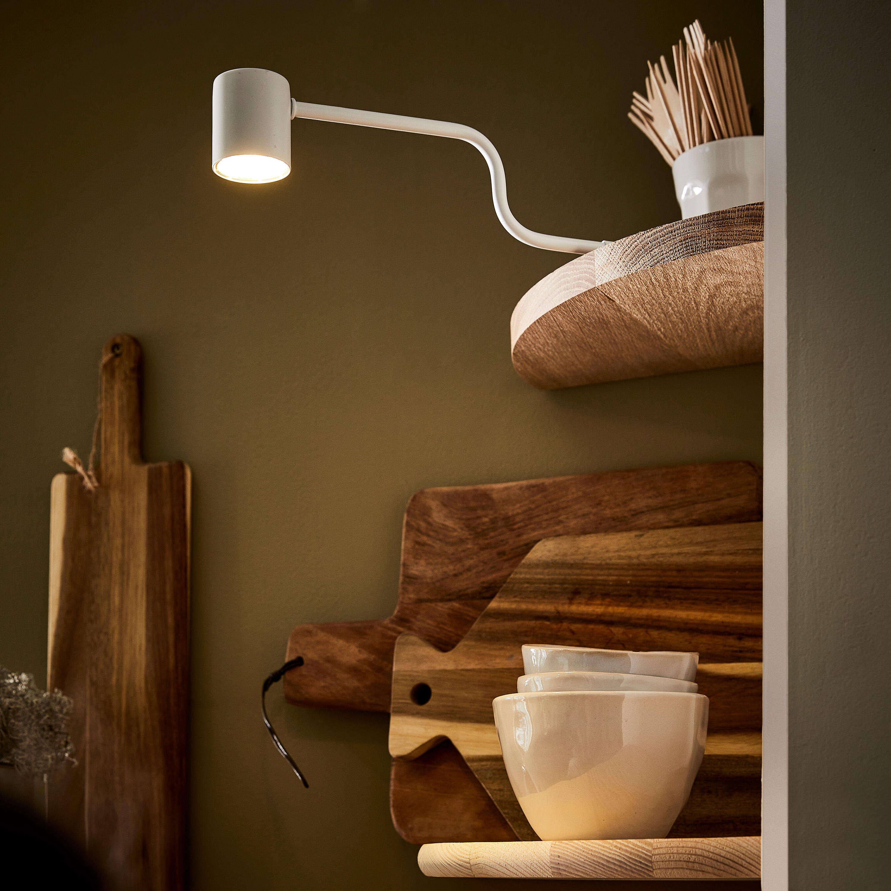 Spot dessus de meuble Hubi module led, blanc chaud à blanc neutre, blanc INSPIRE - 2