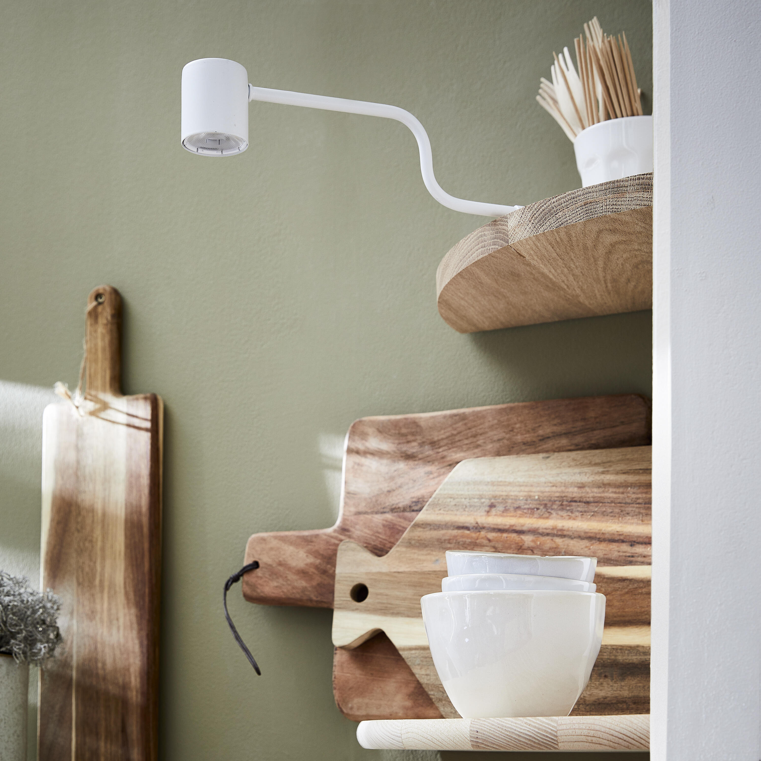 Spot dessus de meuble Hubi module led, blanc chaud à blanc neutre, blanc INSPIRE - 5