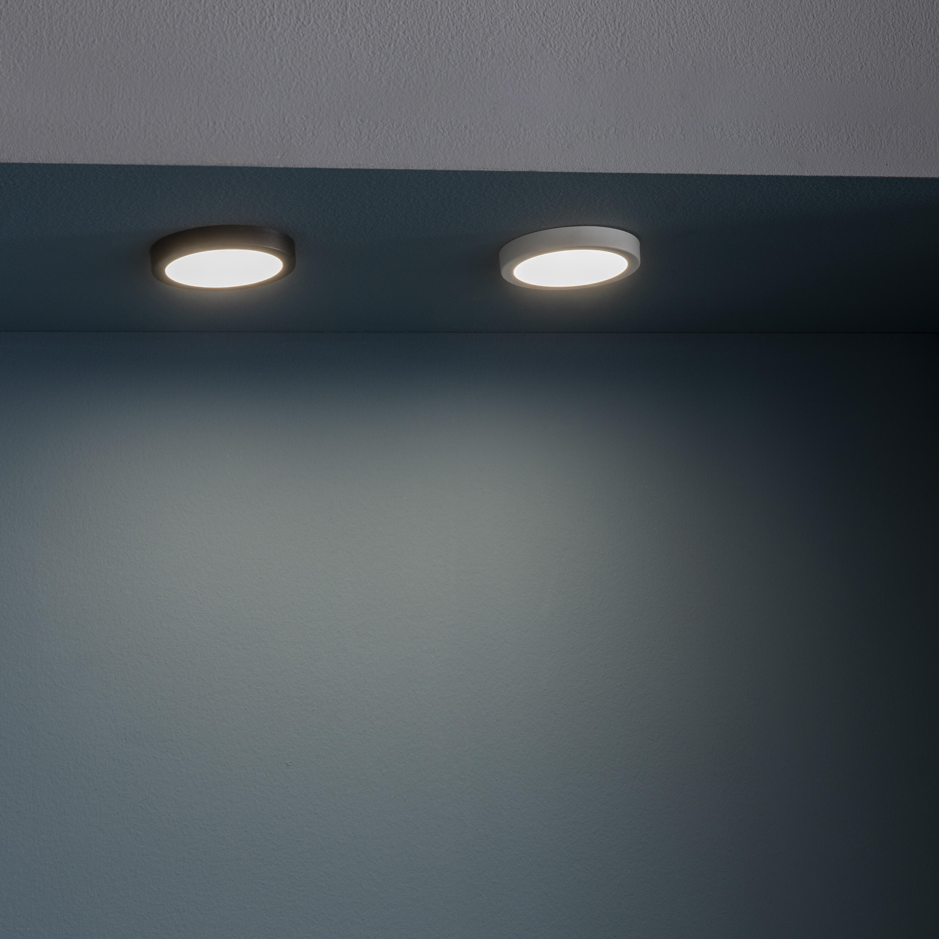 Kit de 1 spot à fixer LED Hubi, blanc chaud / blanc neutre, blanc INSPIRE - 10