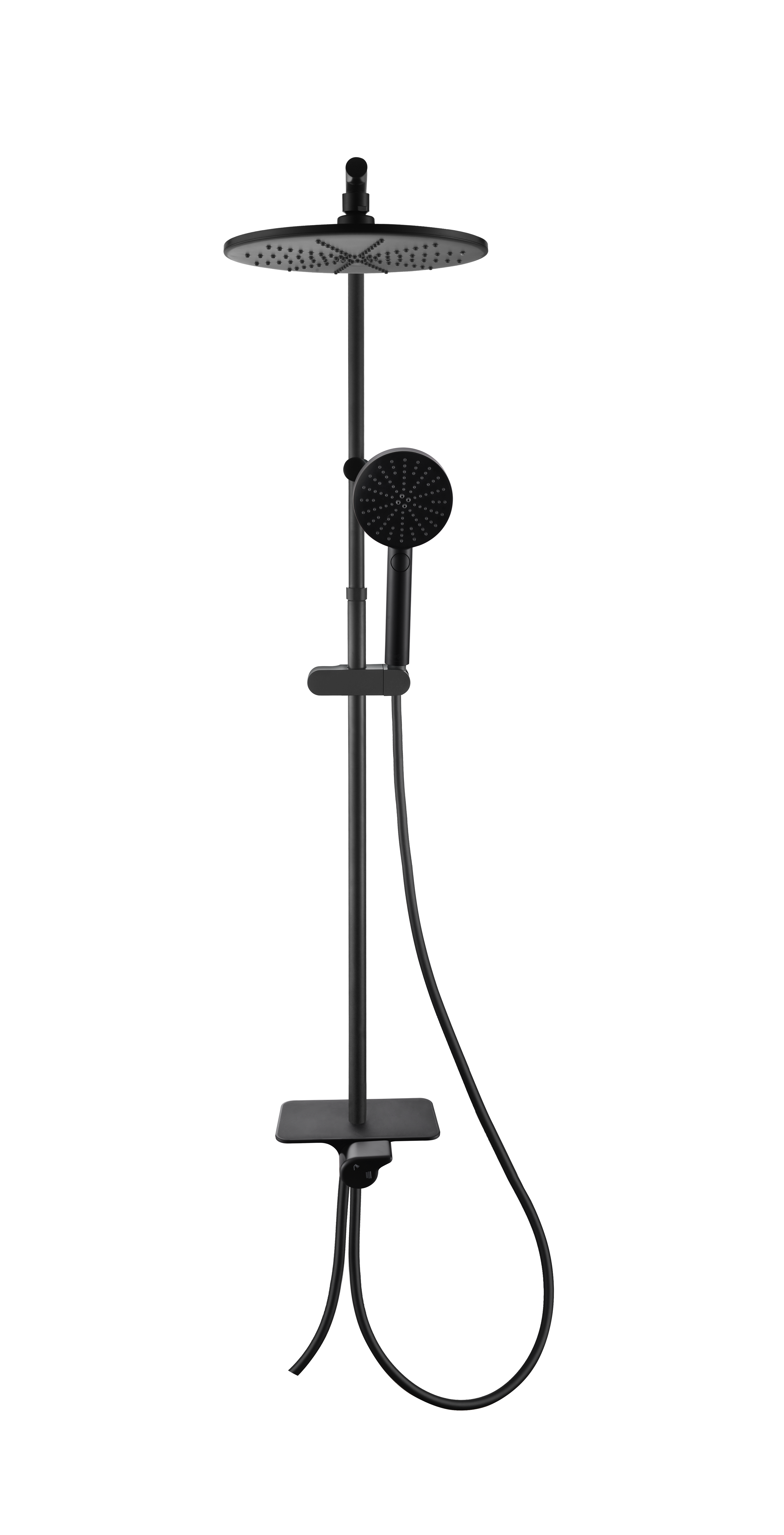 Columna de ducha sin grifo sensea easy negro