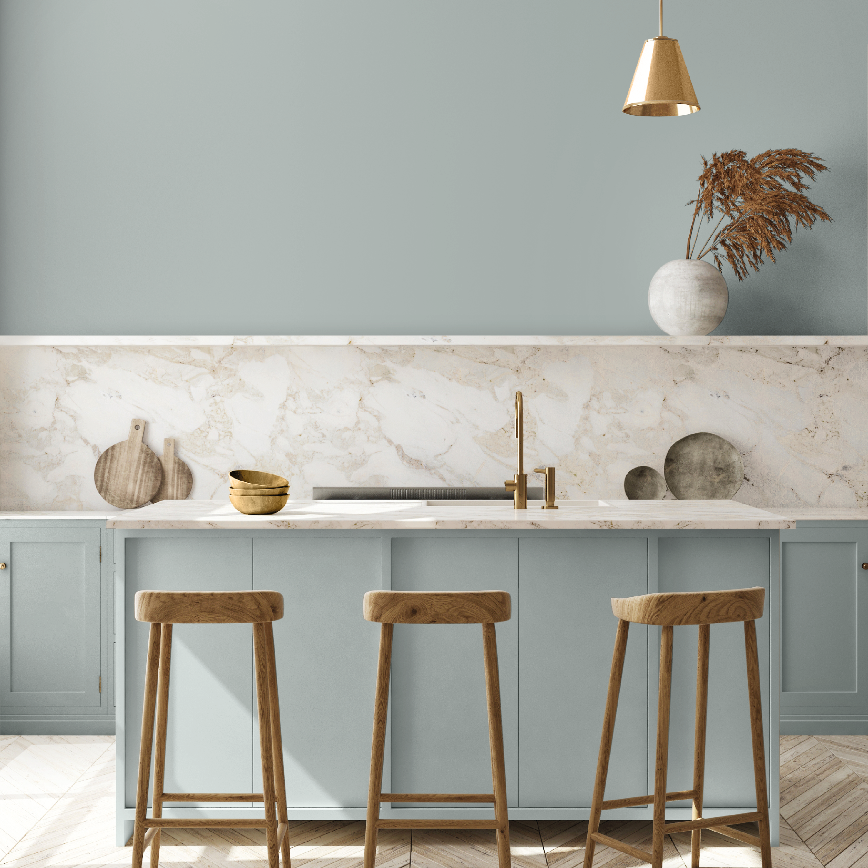 Peinture mur, boiserie sauge blanche velours PURE & PAINT , 0.5L - 4