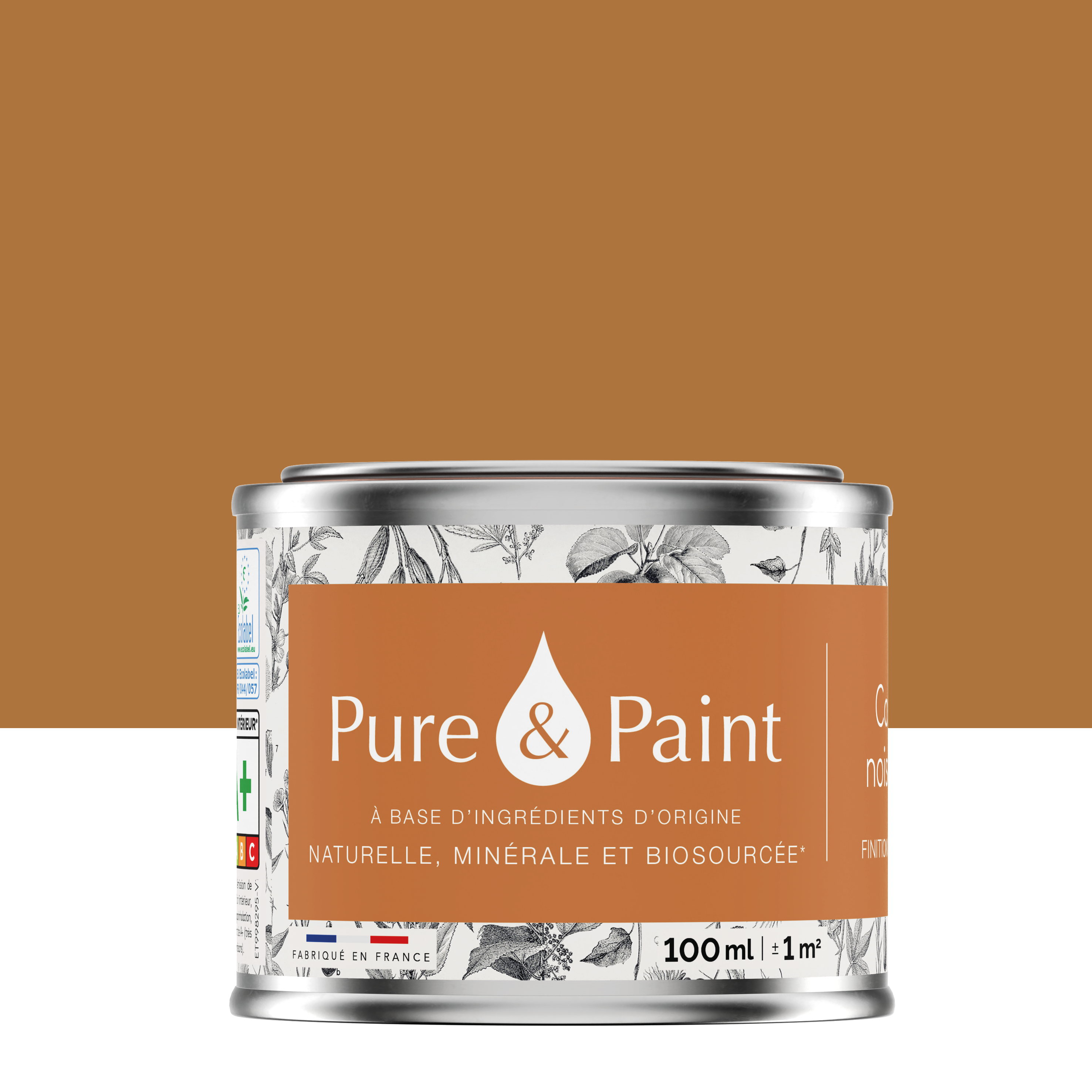 Peinture mur, boiserie casse noisette velours PURE & PAINT , 0.1L — free download