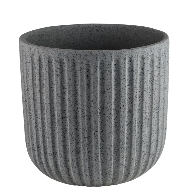 Osłonka doniczki betonowa Dante 22cm szara