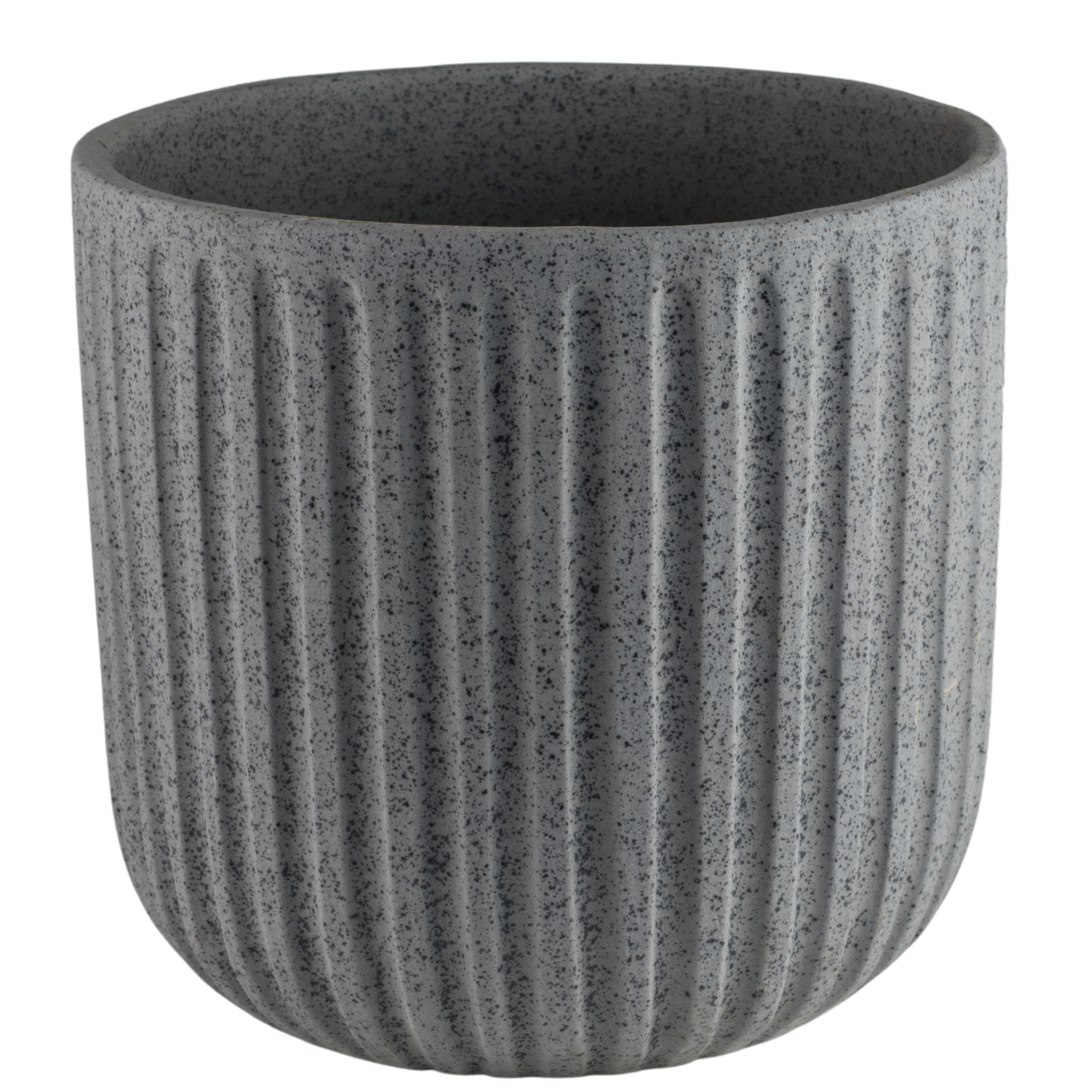 Osłonka doniczki betonowa Dante 17.5cm szara