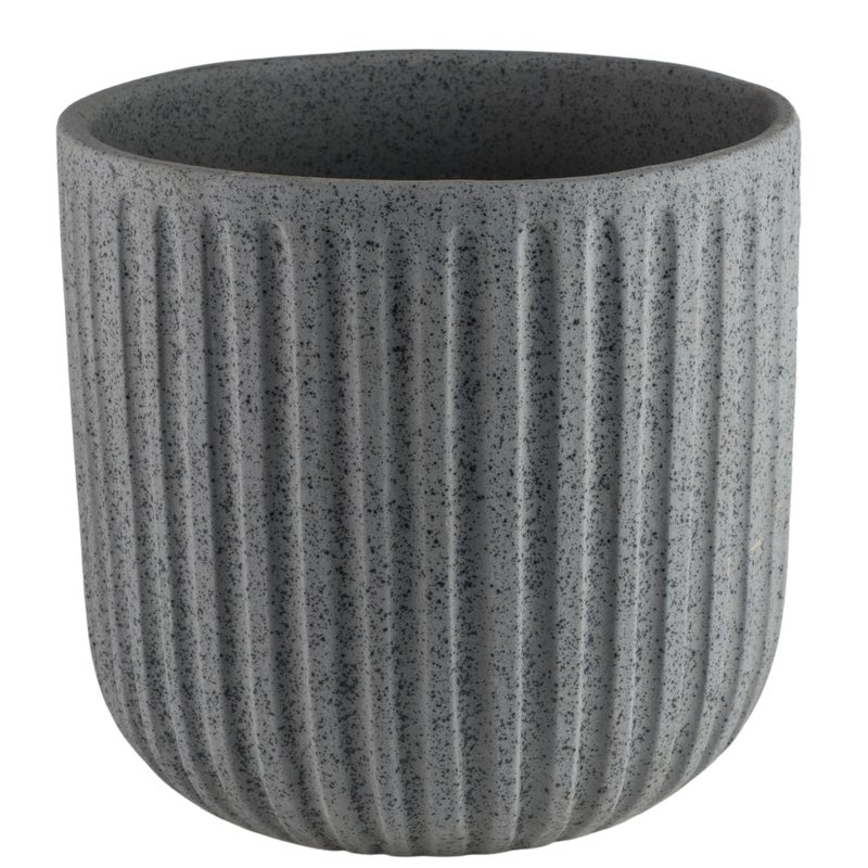 Osłonka doniczki betonowa Dante 17.5cm szara