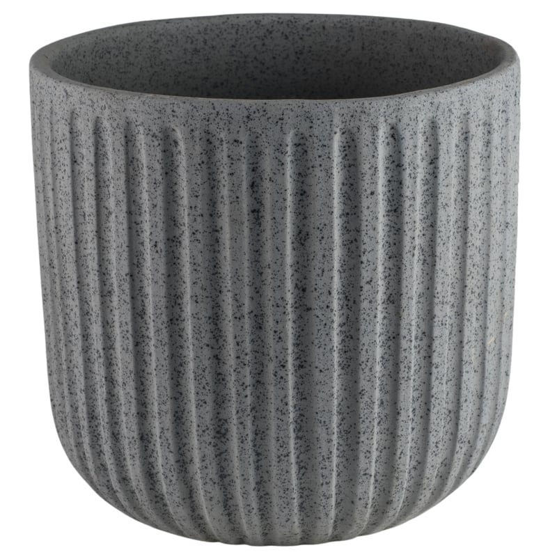 Osłonka doniczki betonowa Dante 15cm szara