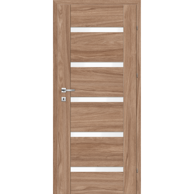 Drzwi wewnętrzne pokojowe Tinos orzech karmel 80 prawe Artens