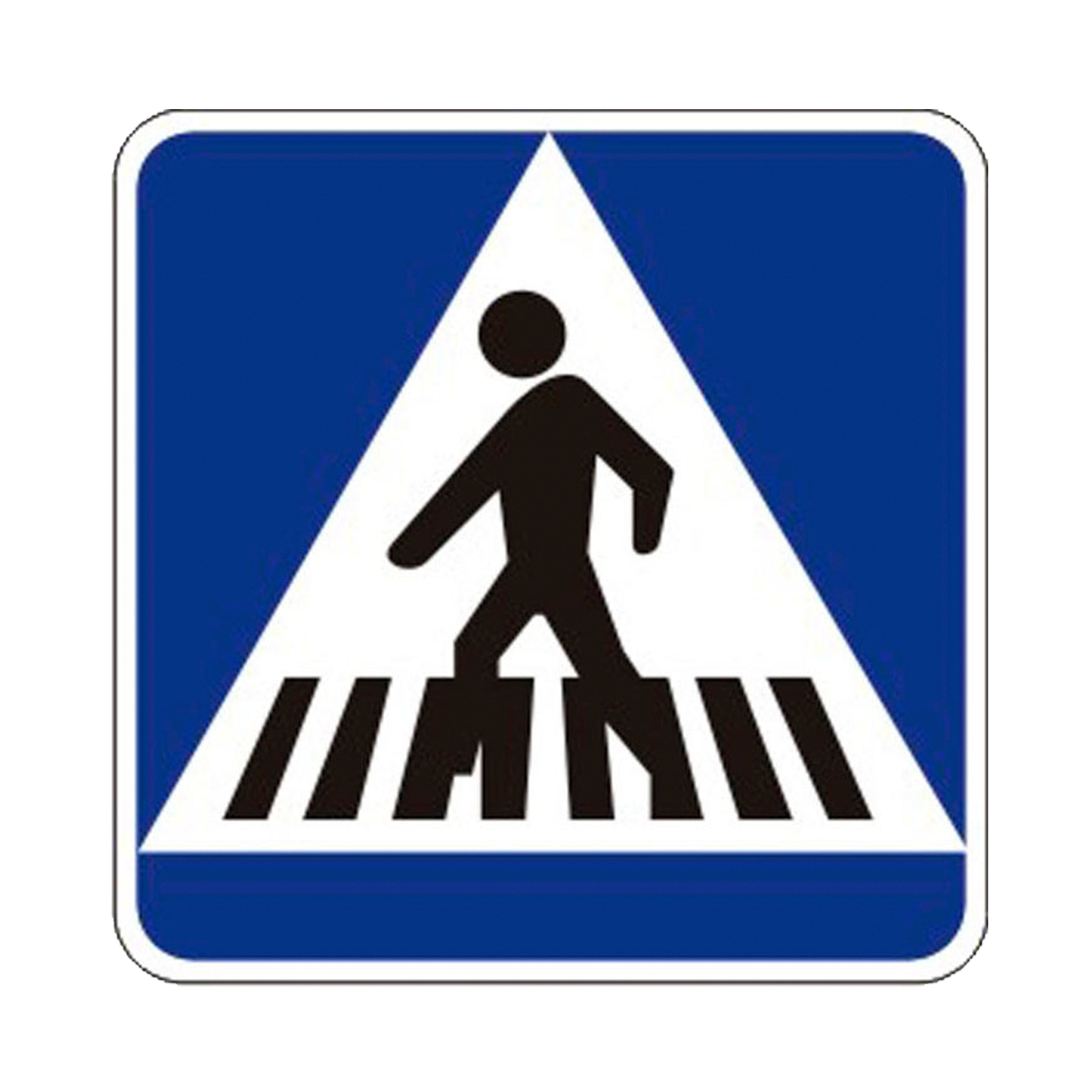 Señal vial reflectante paso para peatones 600x600mm | Leroy Merlin