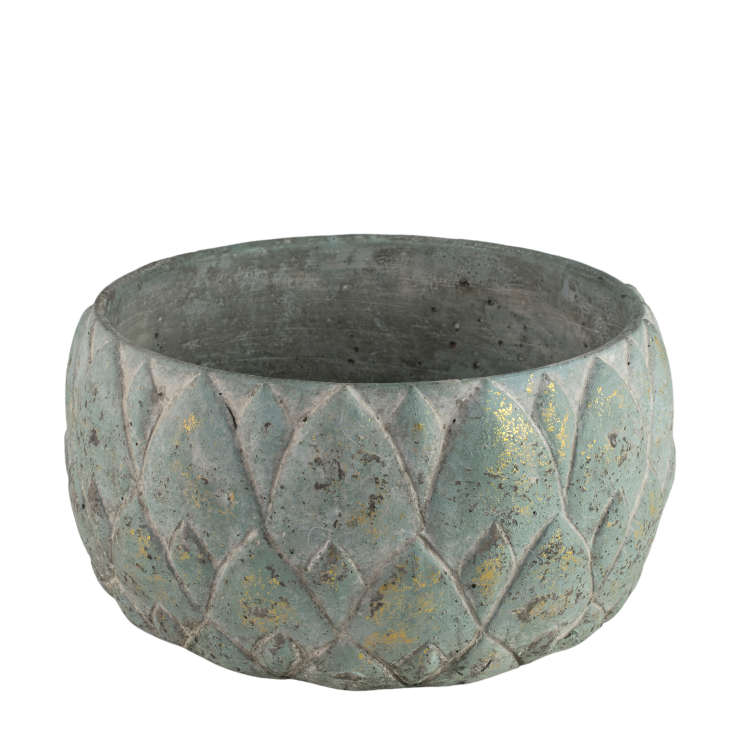 Misa betonowa Dragon śr.15.5 cm betonowa zielona