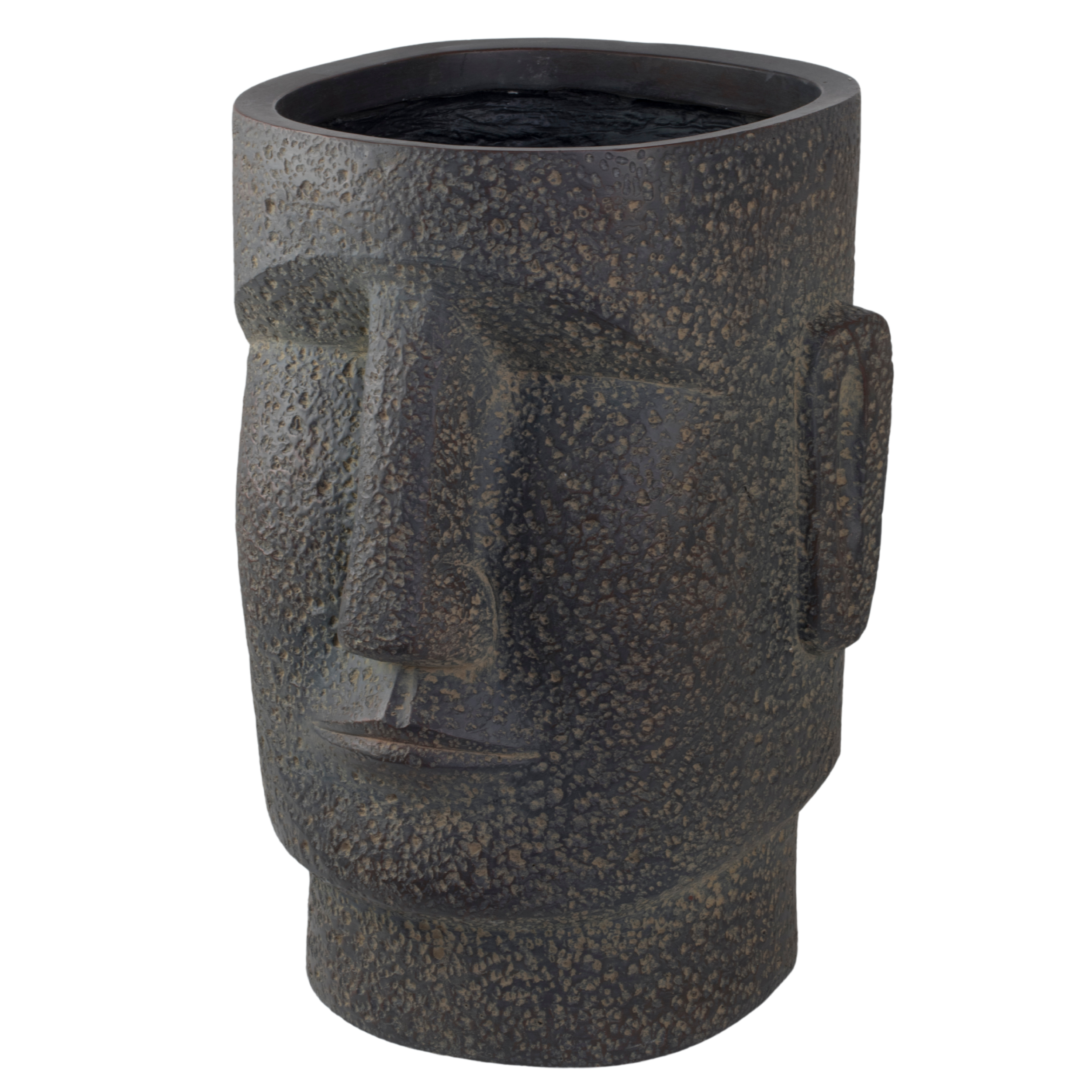 Donica głowa Aztec 37.5x54.5 cm szara