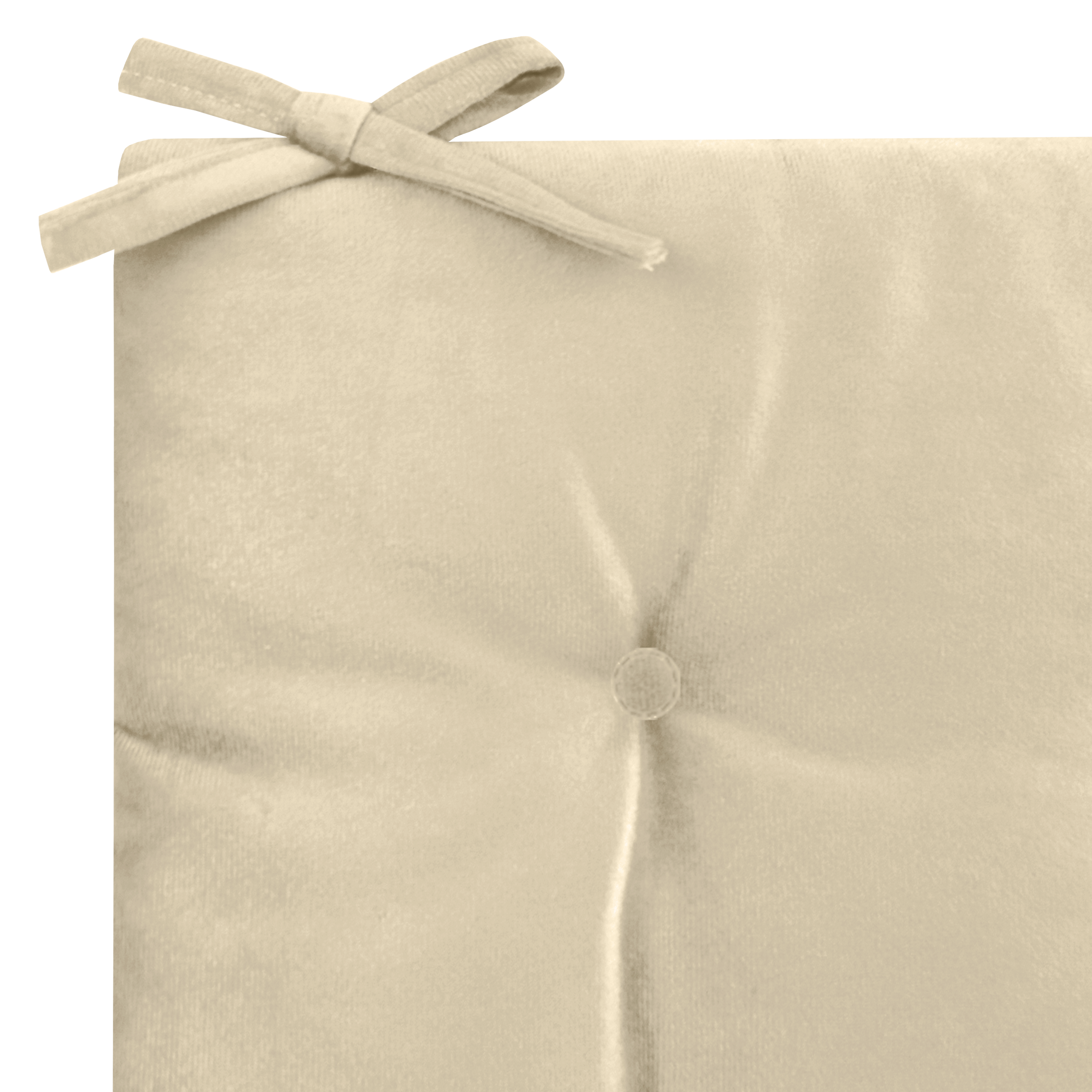 Poduszka na krzesło Tango Velvet beżowa 40x40x2cm - 4