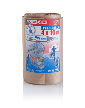 Telo Copritutto Pittura In ROTOLO 3x25m Traslucido - Alta Qualità TECPLAST 80RPE - Telo Protettivo Pavimenti - Prodotto In Francia - Foto 2