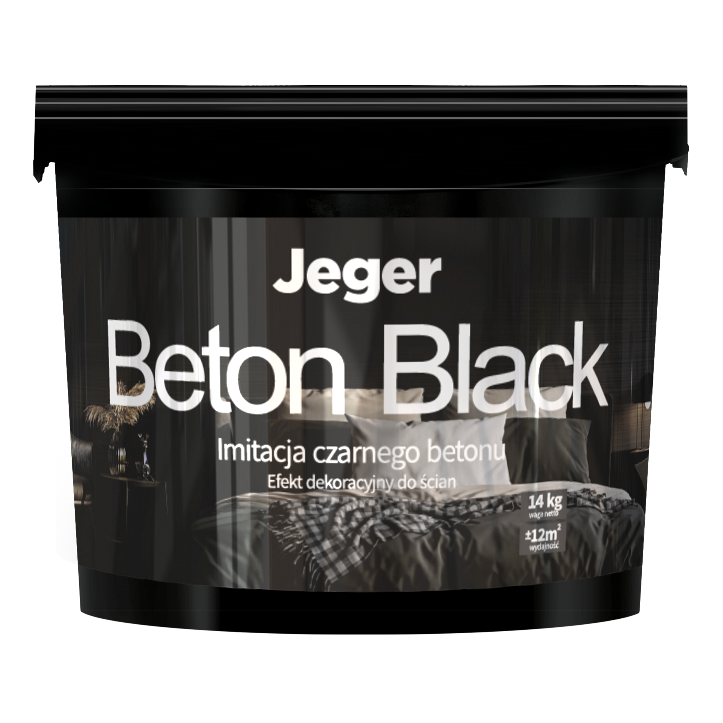 Efekt dekoracyjny Beton Black 14 kg Jeger - 3