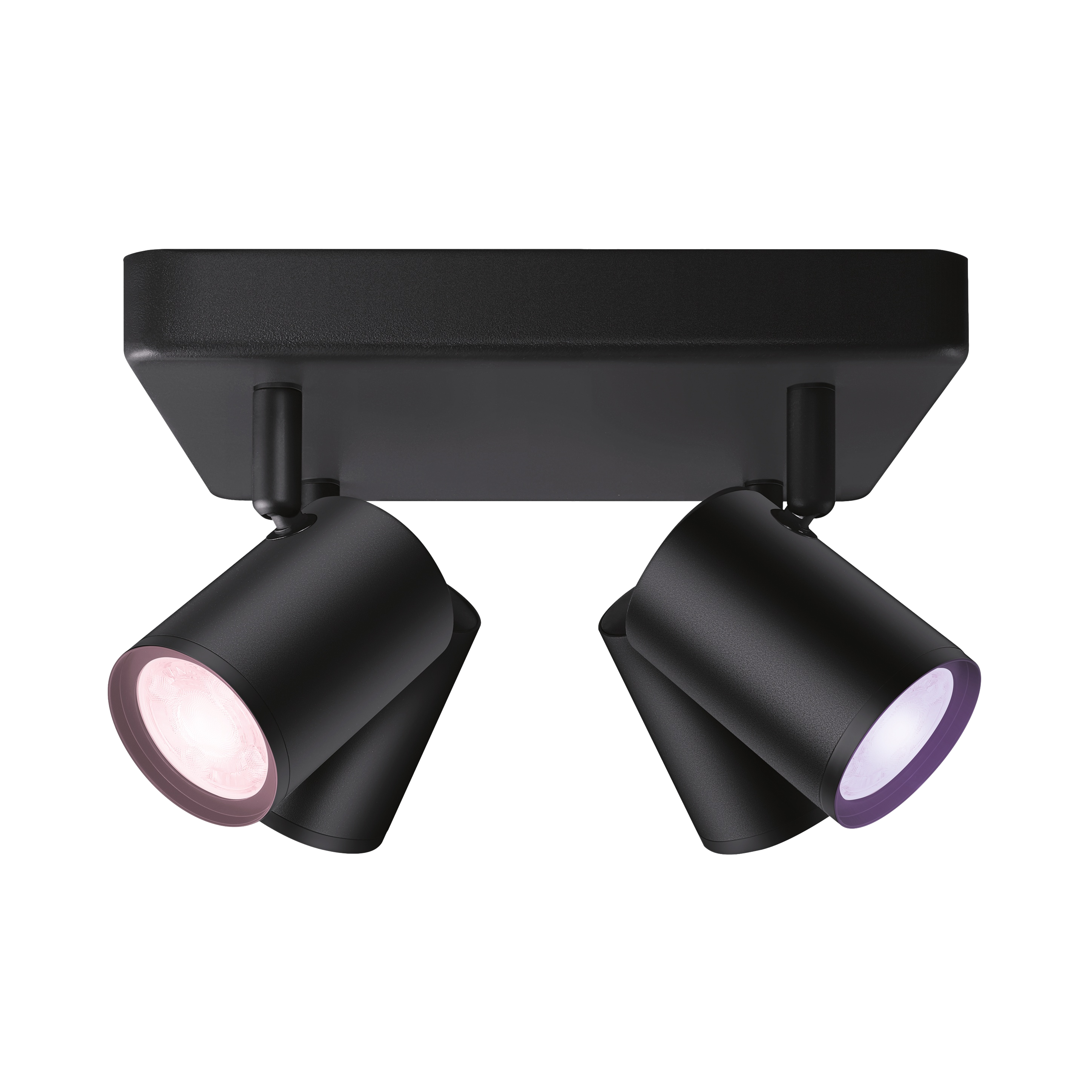 Plafon Imageo czarny RGB 4 x GU10 Wiz Smart lighting