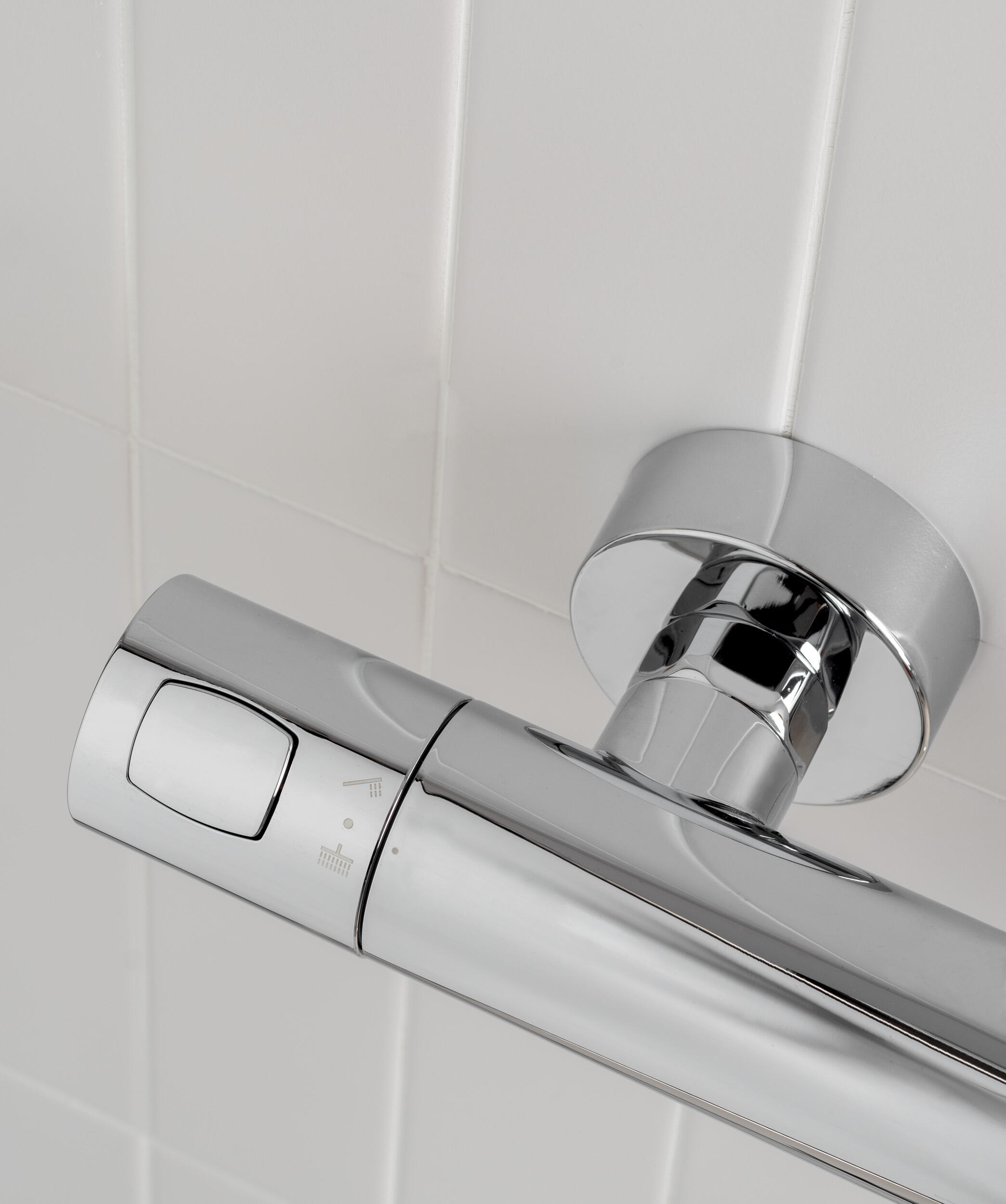 Conjunto de duche termostático cromado Roca Mitos-T Plus - 5