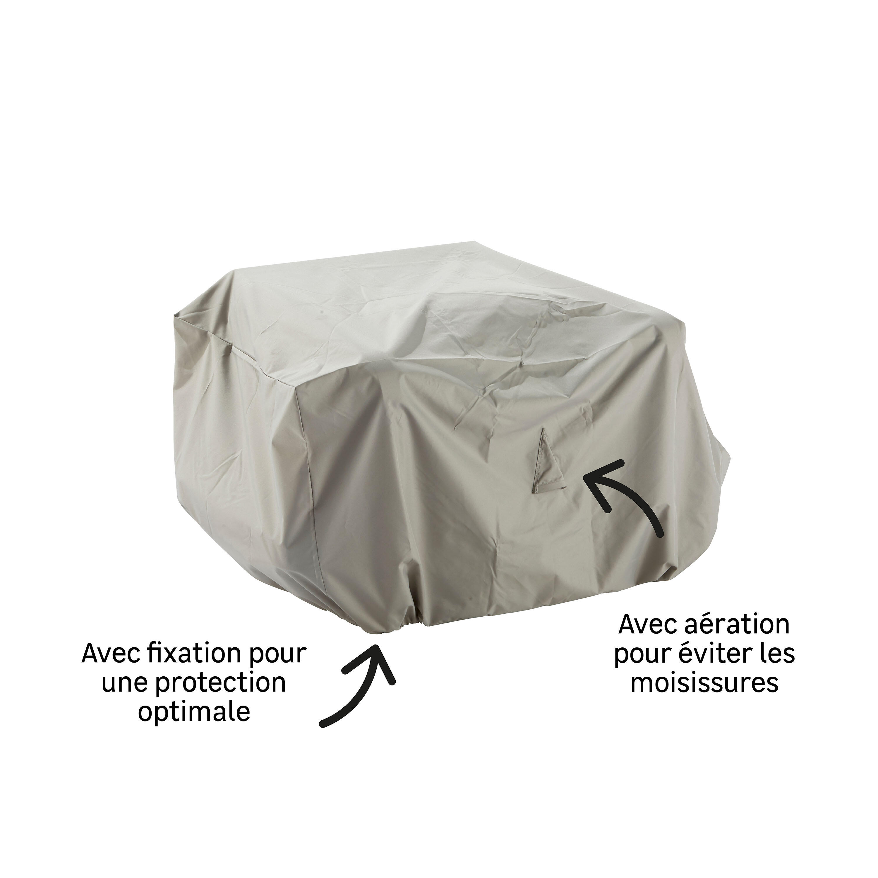 Housse de protection d'extérieur fauteuil de jardin NATERIAL l.85 x H.55 cm - 7