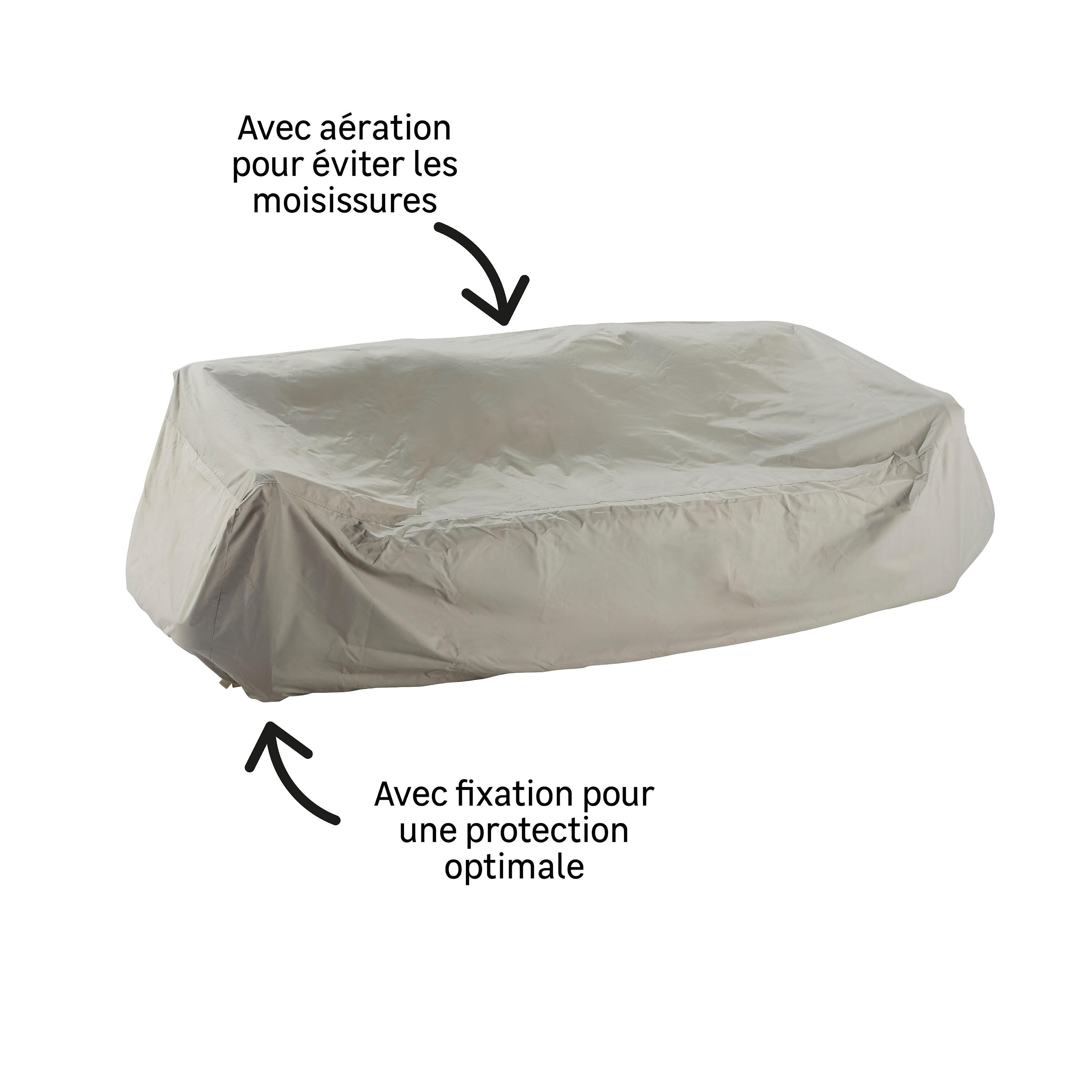 Housse de protection d'extérieur canapé de jardin NATERIAL l.86 x H.60 cm - 4