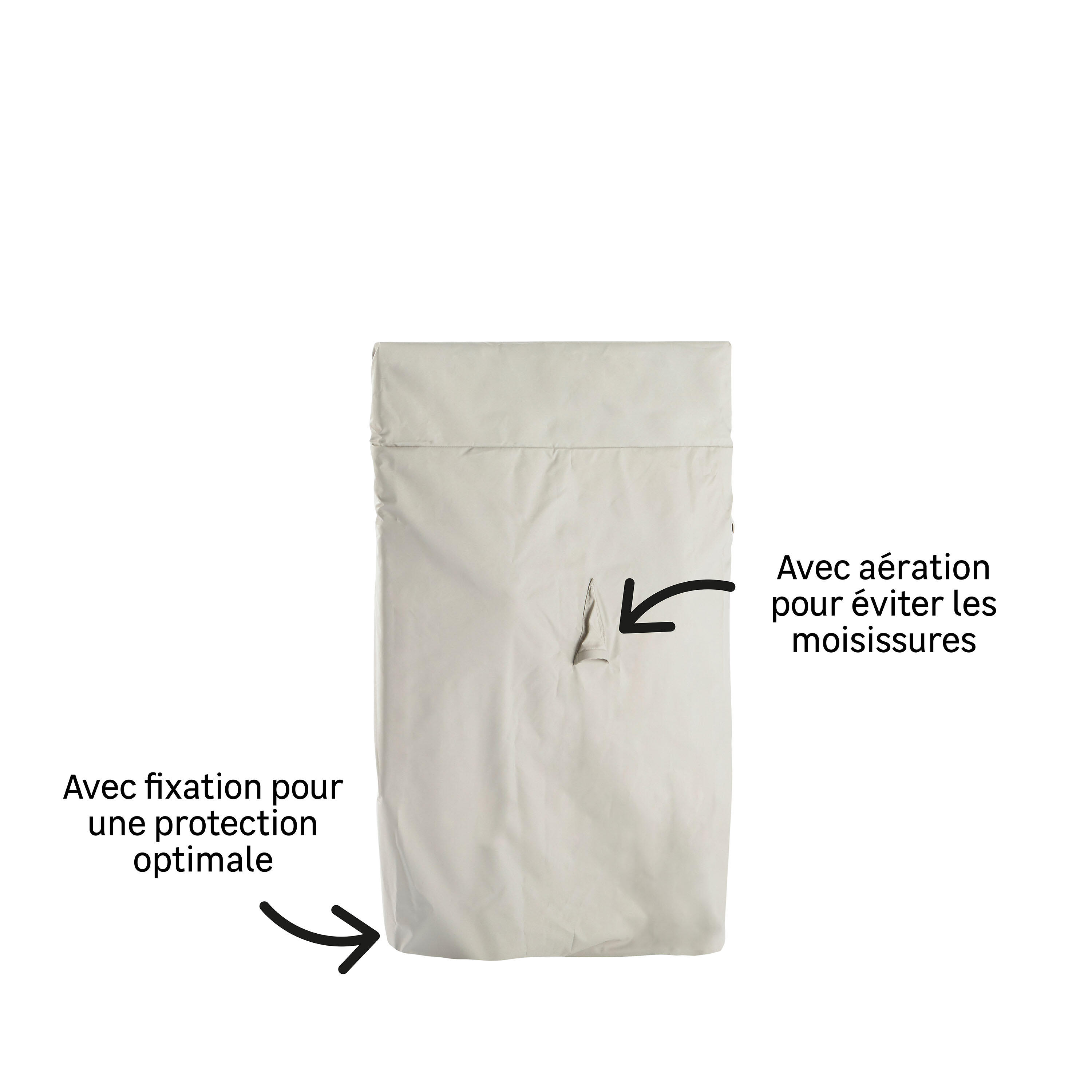Housse de protection d'extérieur table de jardin NATERIAL Prisma, l.21 x H.95 cm - 4