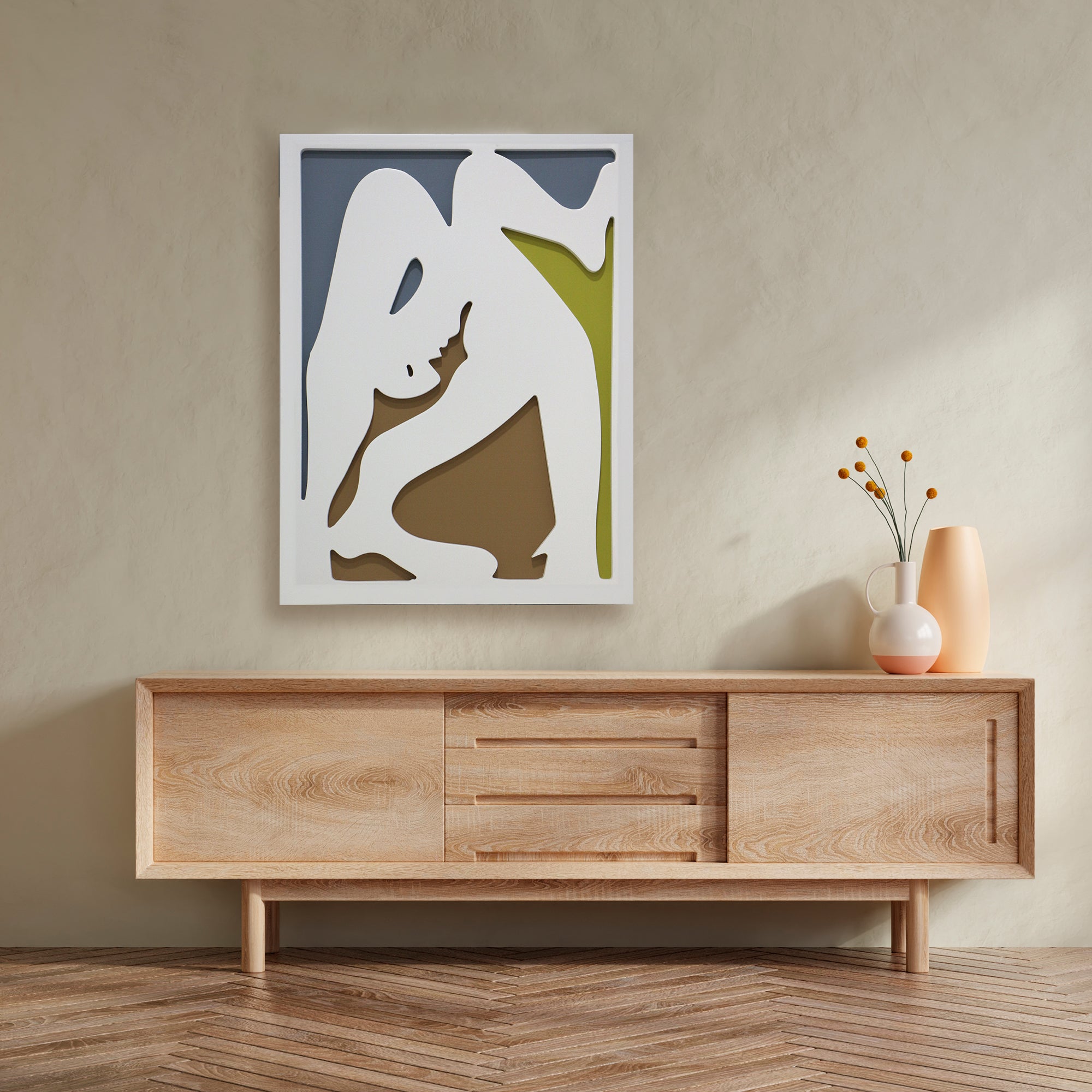 Cuadro decorativo 3d acrobata picasso 60 cm x 80 cm