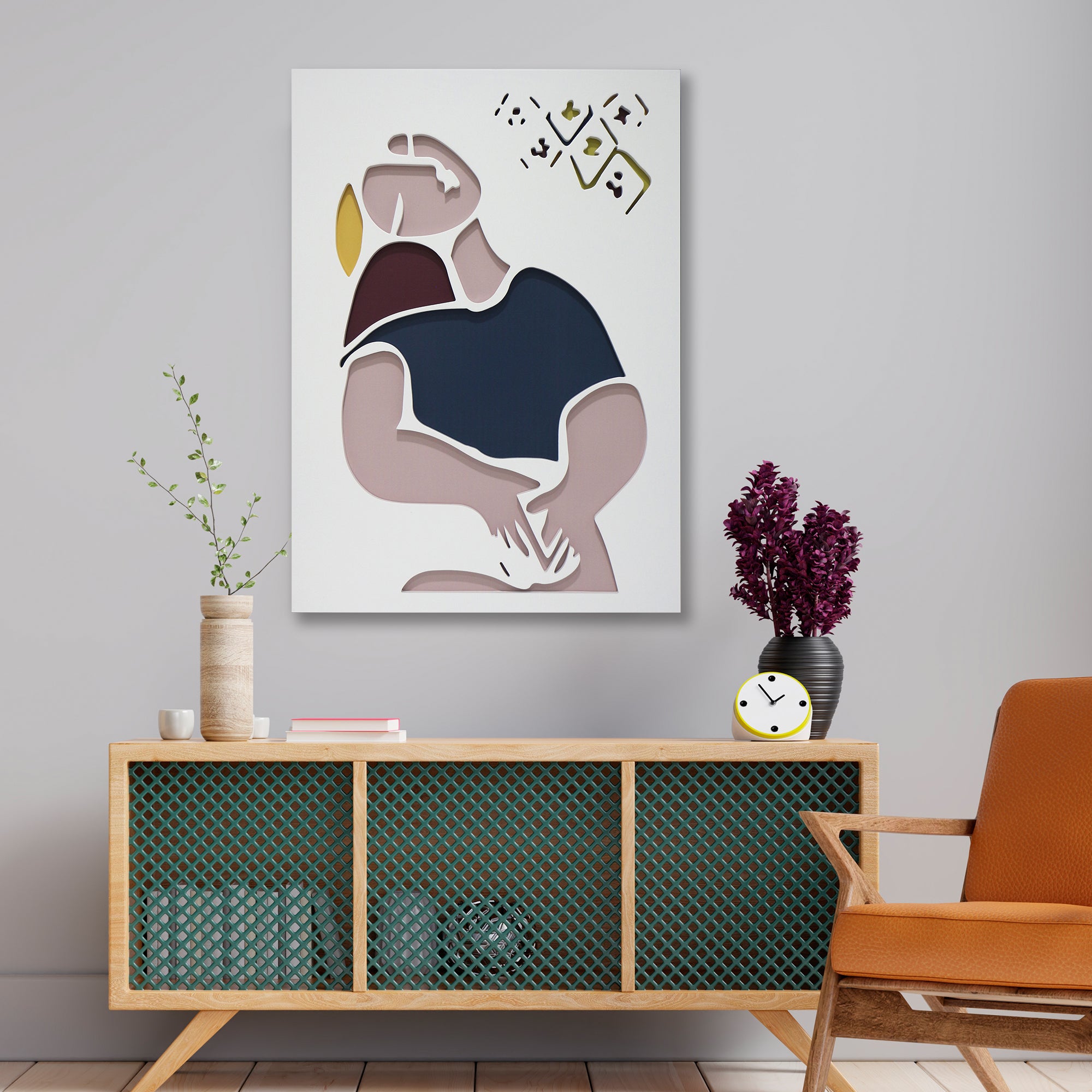 Cuadro decorativo 3d el sueño de picasso 60 cm x 80 cm