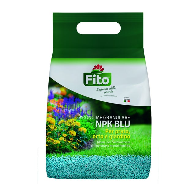 Concime granulato FITO per uso universale NPK blu 5 kg