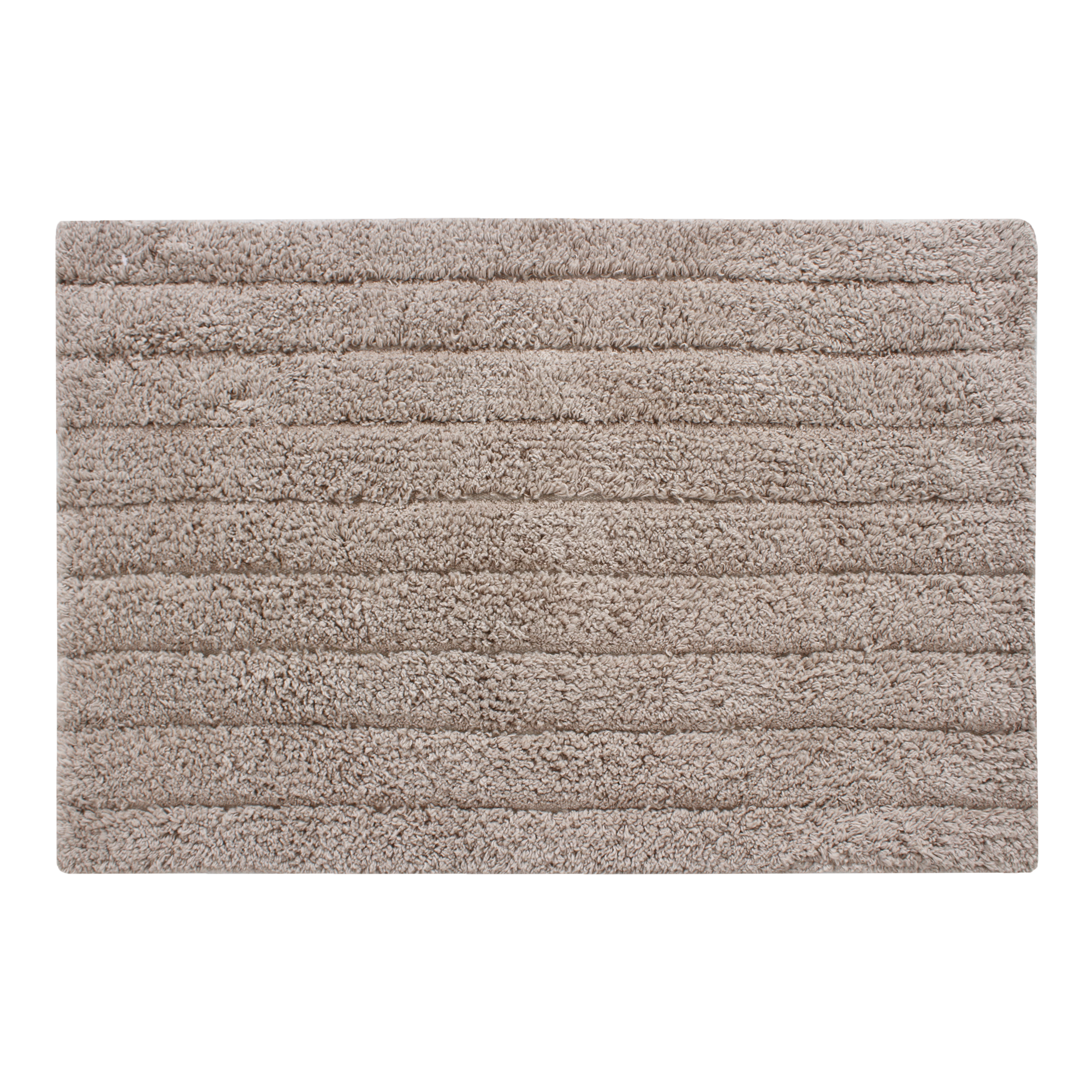 Alfombra de baño rectangular 40x60 cm beige