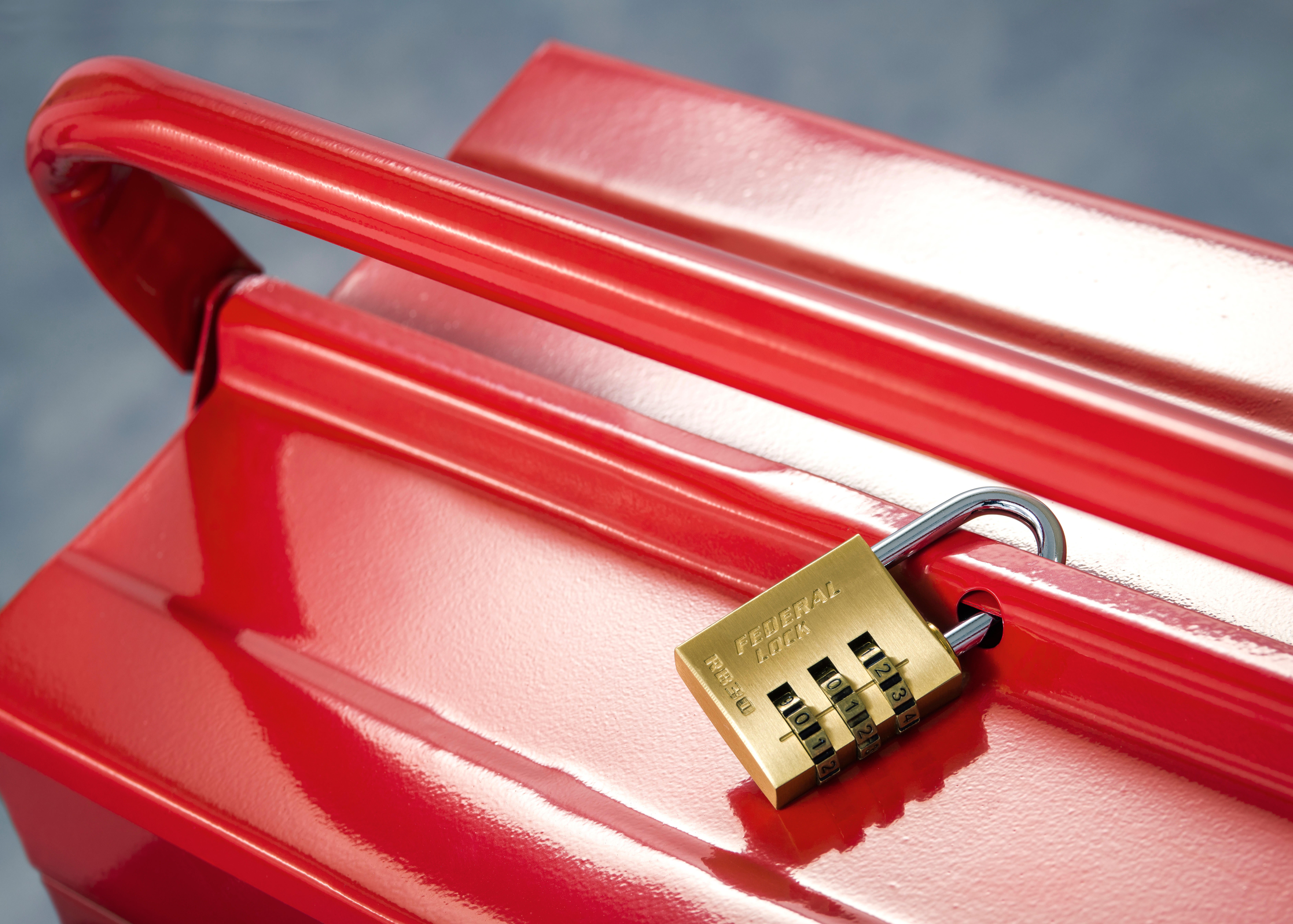 Cadenas à code THIRARD laiton, l.30 mm - 8