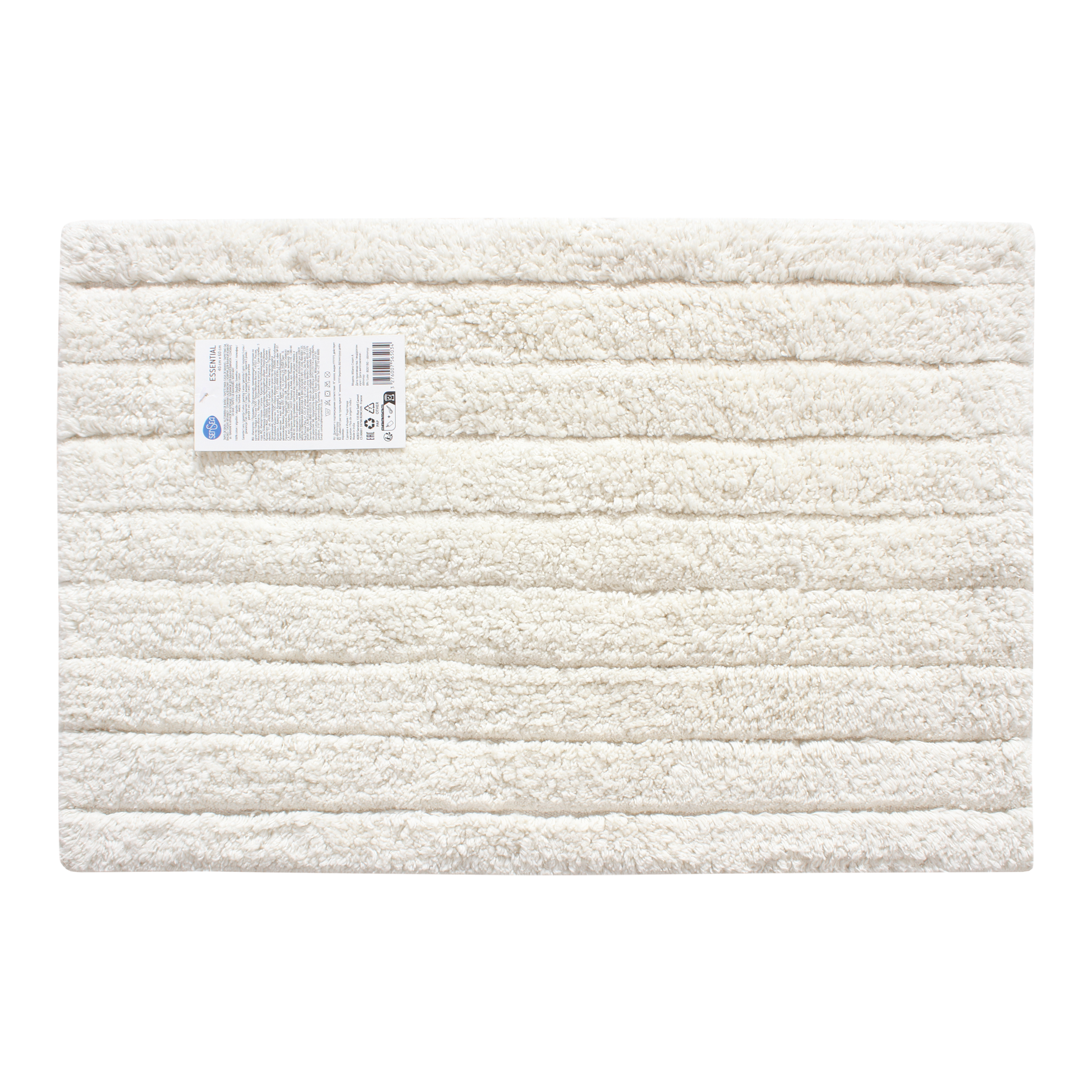Tapete de casa de banho 40x60 cm bege Sensea Essential - 6