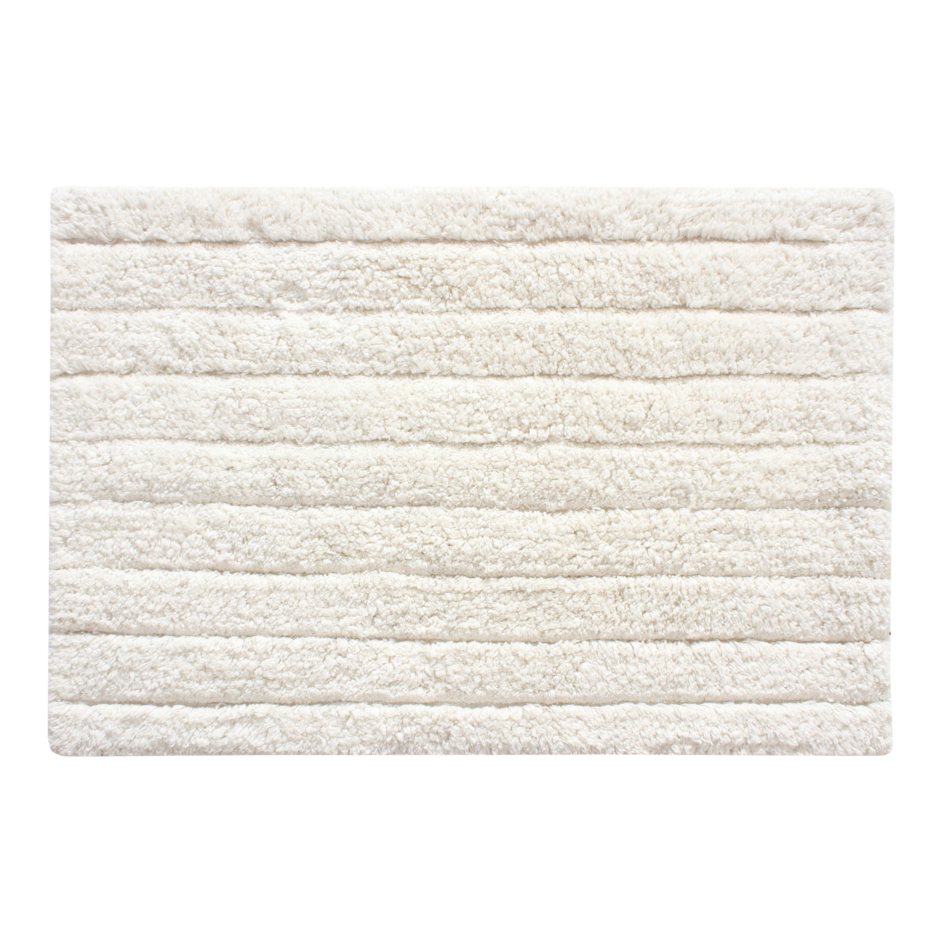 Alfombra de baño rectangular 40x60 cm beige
