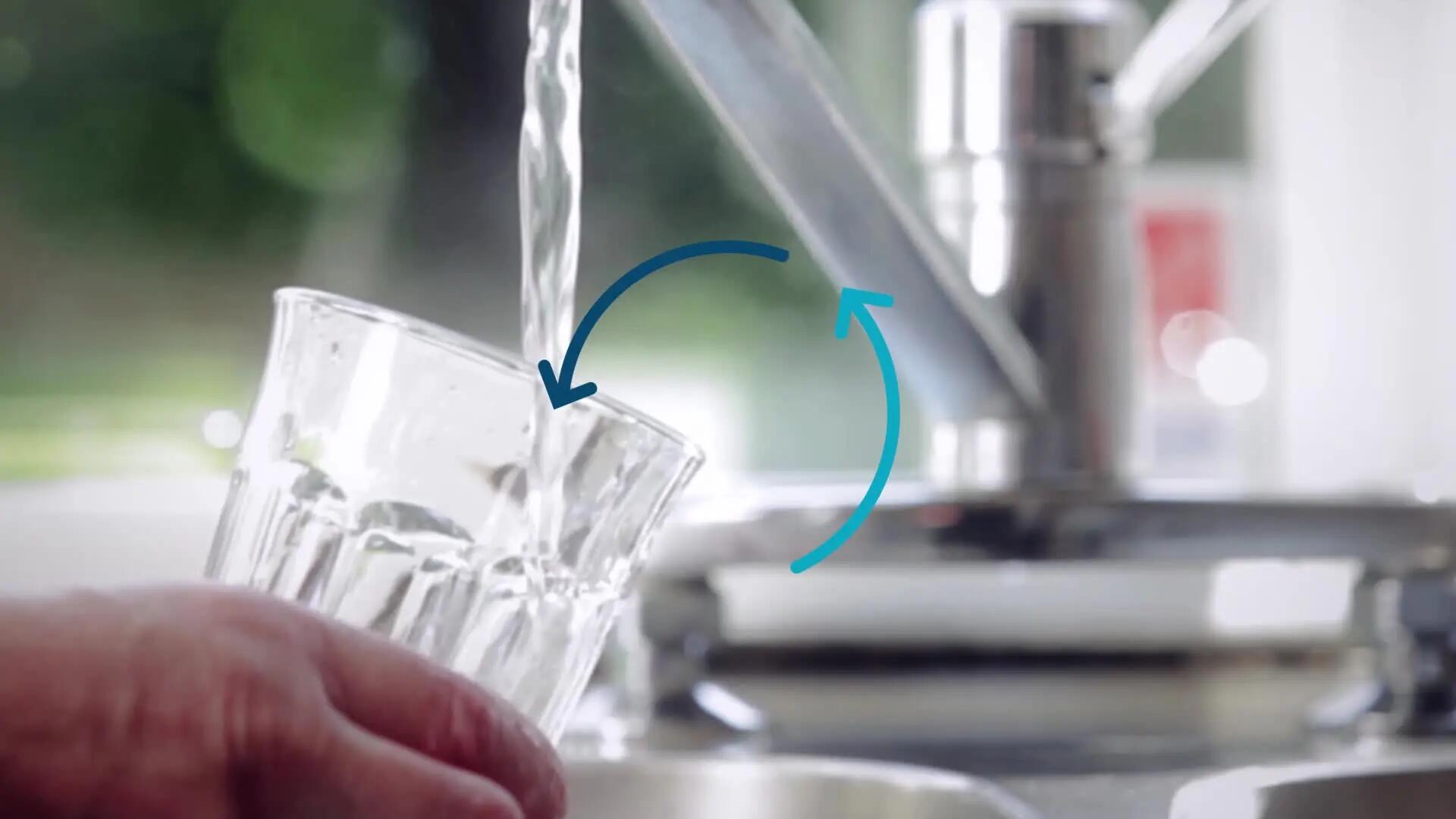 Siphon pour évier 1 cuve recyclé, Diam.1