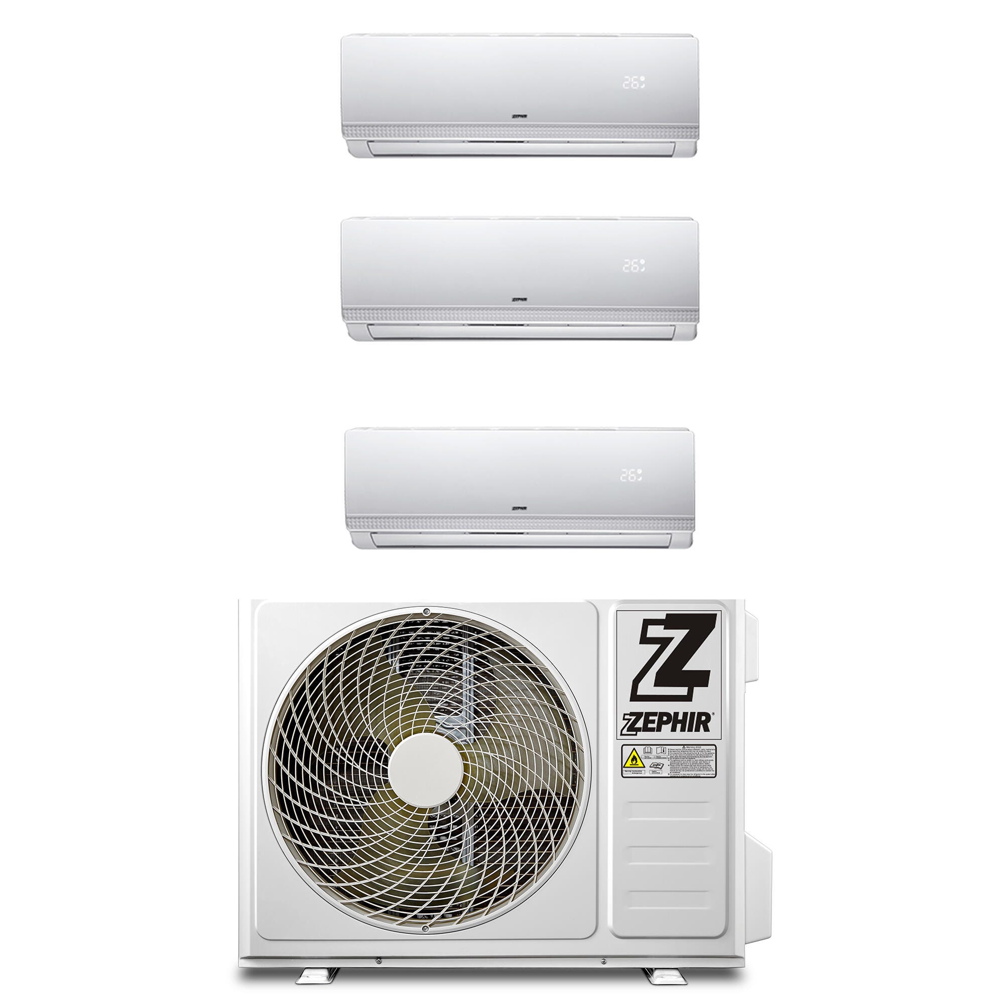 Condizionatore a muro multisplit inverter ZEPHIR ZTRIO 12