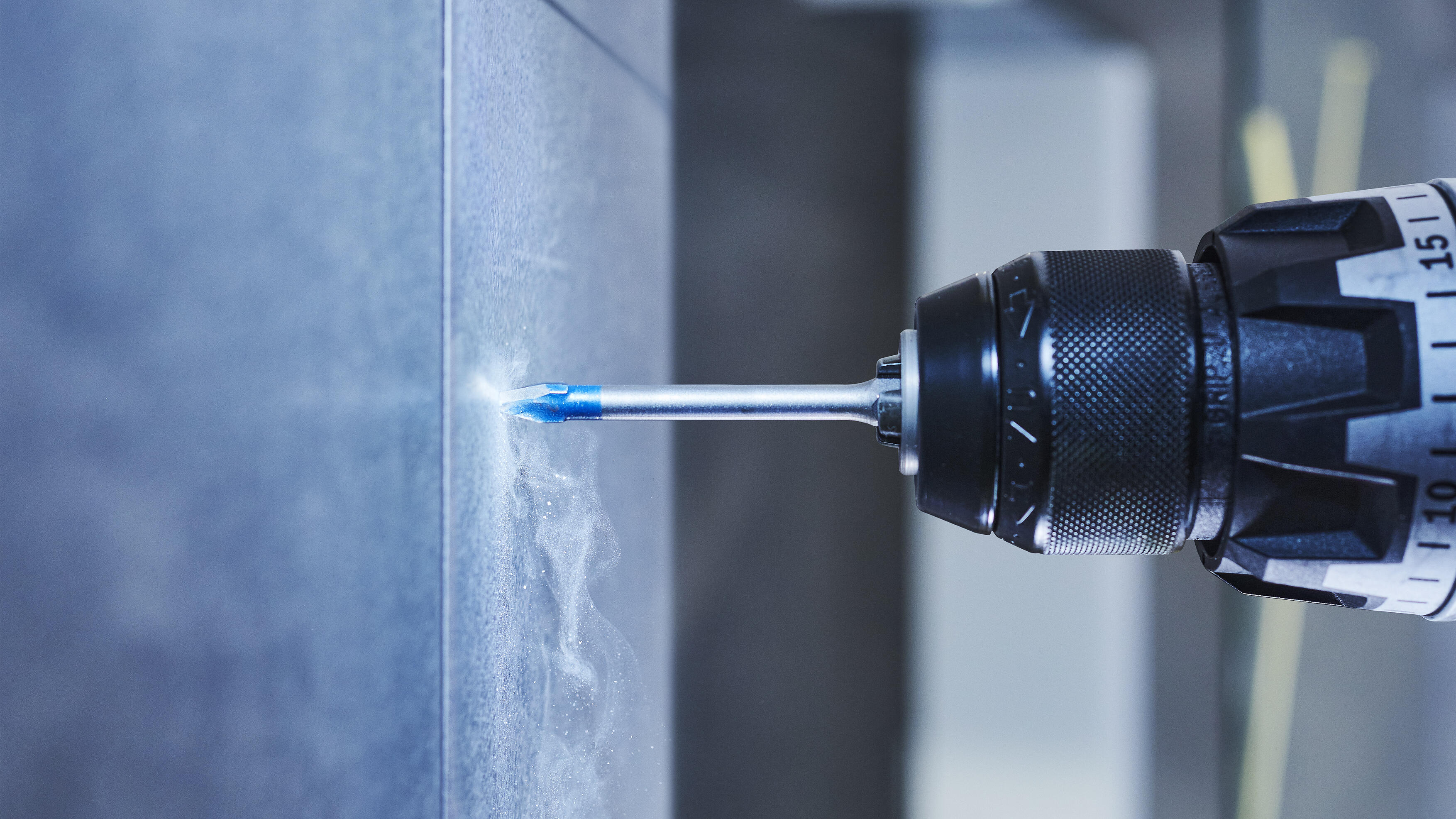 Punta per vetro e piastrelle morbide codolo esagonale BOSCH L 90 mm Ø 10 mm - 2