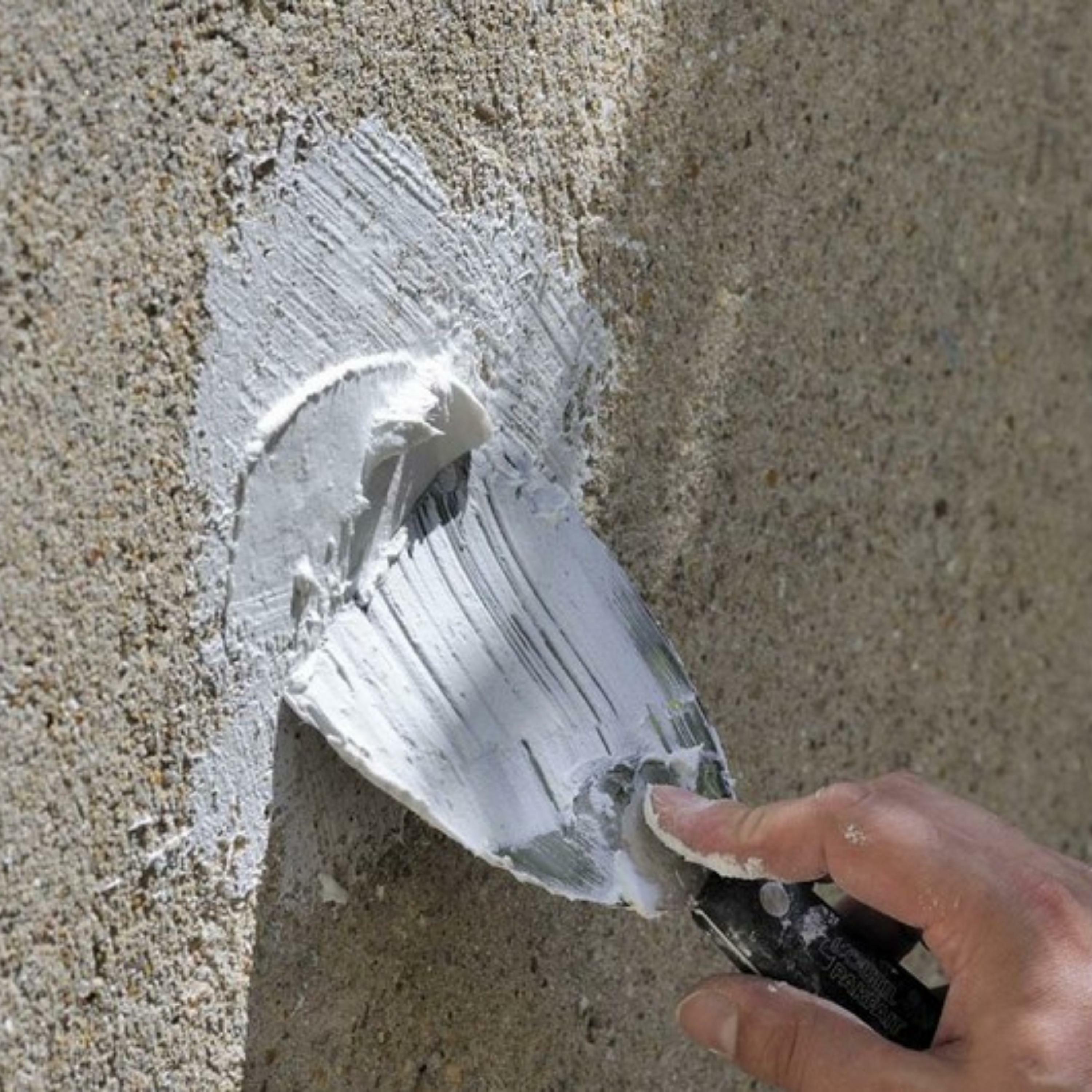Enduit de rebouchage poudre Repar'façade TOUPRET blanc 1 kg - 2