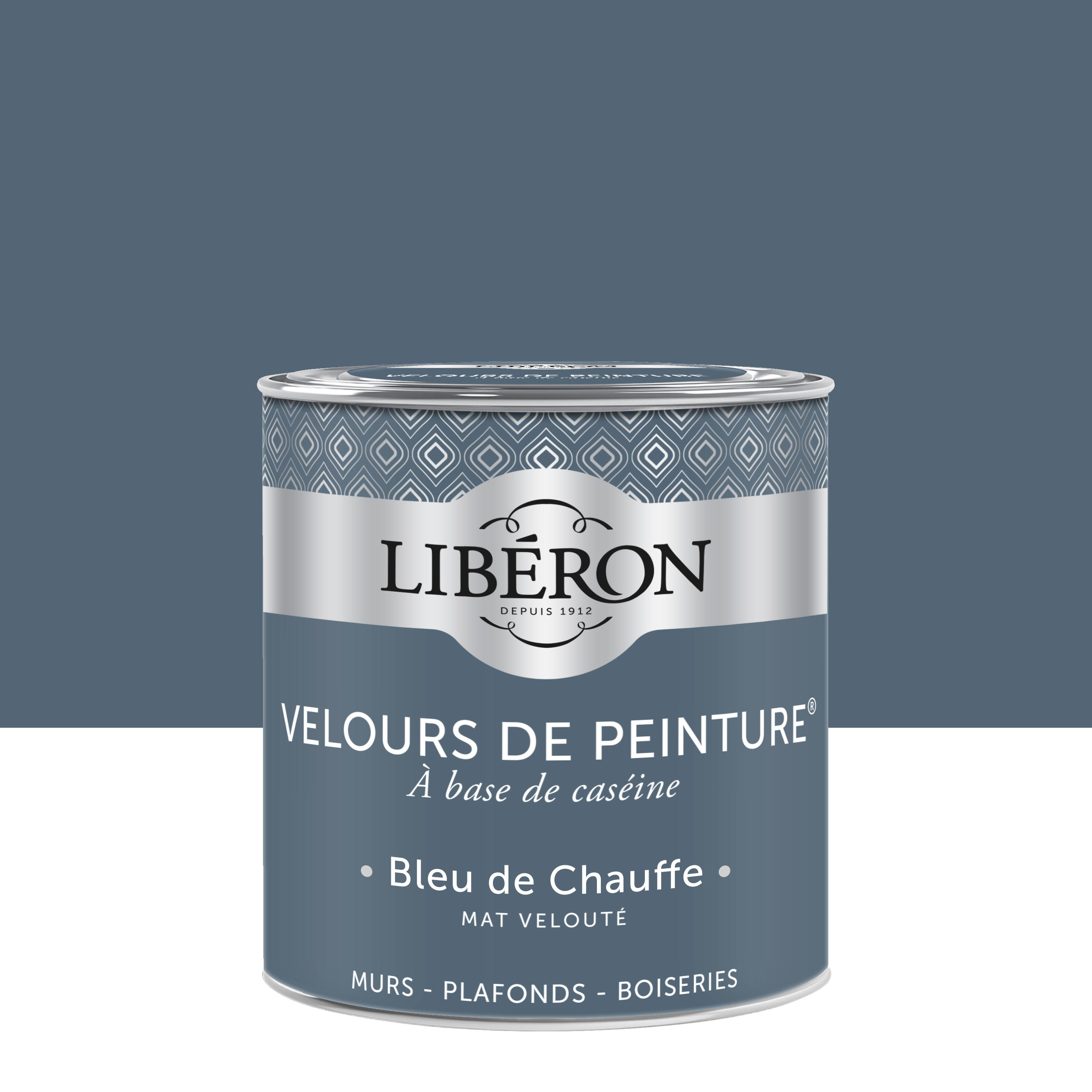 Peinture mur et plafond bleu de chauffe velours LIBÉRON Velours de ...