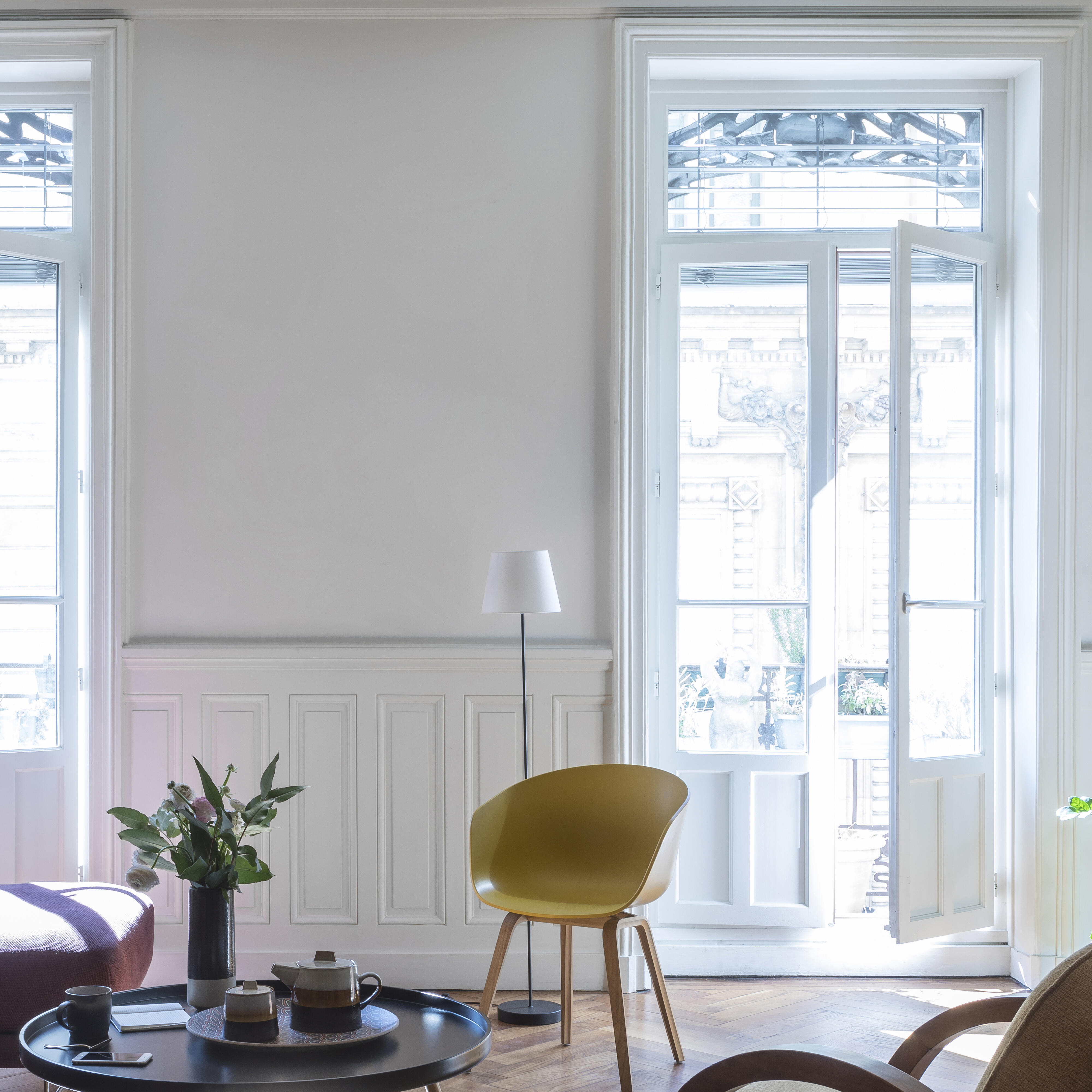 Peinture porte blanc satin V33 Glycéro 2.5L - 4