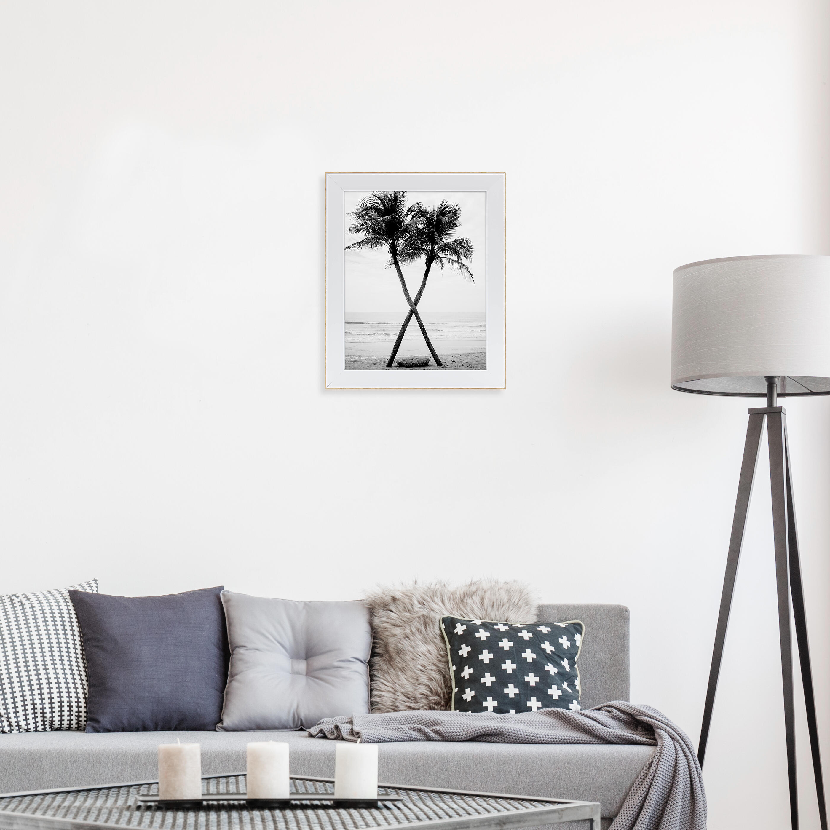 Cadre Newton brut, 40 x 50 cm blanc, CEANOTHE - 3